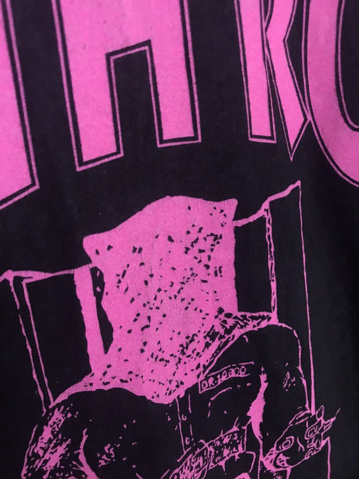 Band Tees Death Row Records big pink logo t-shirt Size US L / EU 52-54 / 3 - 7 Thumbnail