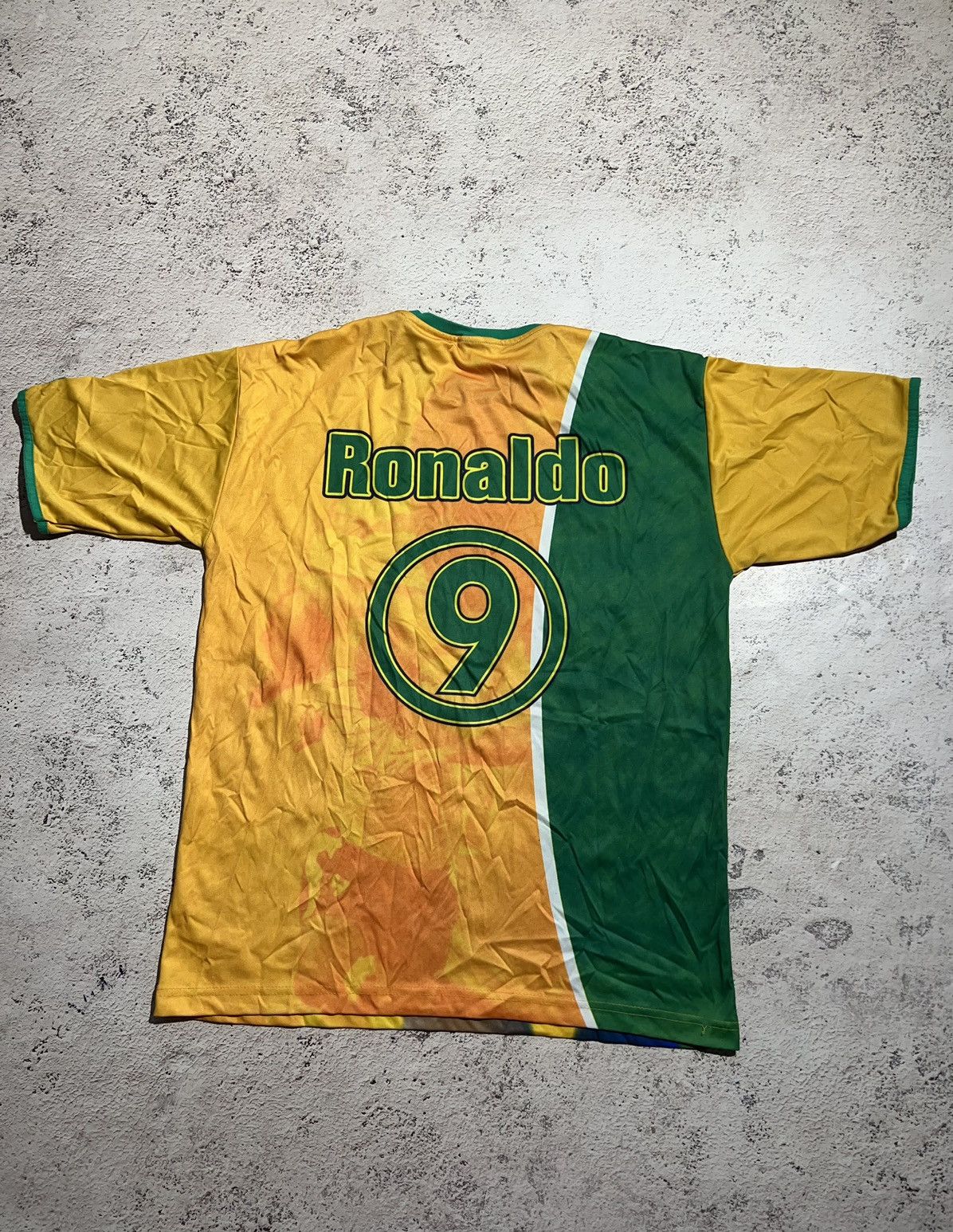 Vintage Vintage Ronaldo Brazil al occer Shirt football jersey rare Size US M / EU 48-50 / 2 - 7 Thumbnail