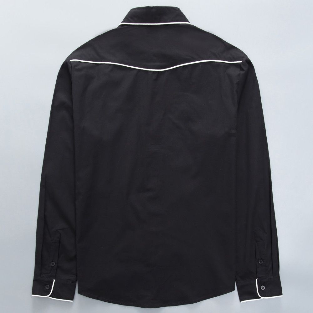 Other Long Sleeves Casual Shirts For Men Black Size US XL / EU 56 / 4 - 2 Thumbnail