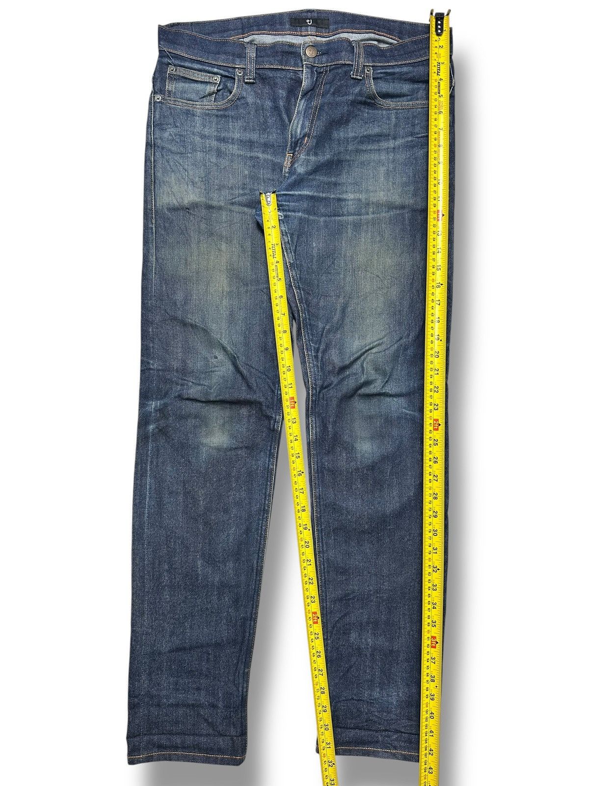 Jil Sander × Uniqlo Uniqlo +J Slim Fit Selvedge Japan Denim Jeans With Faded Size US 34 / EU 50 - 18 Thumbnail
