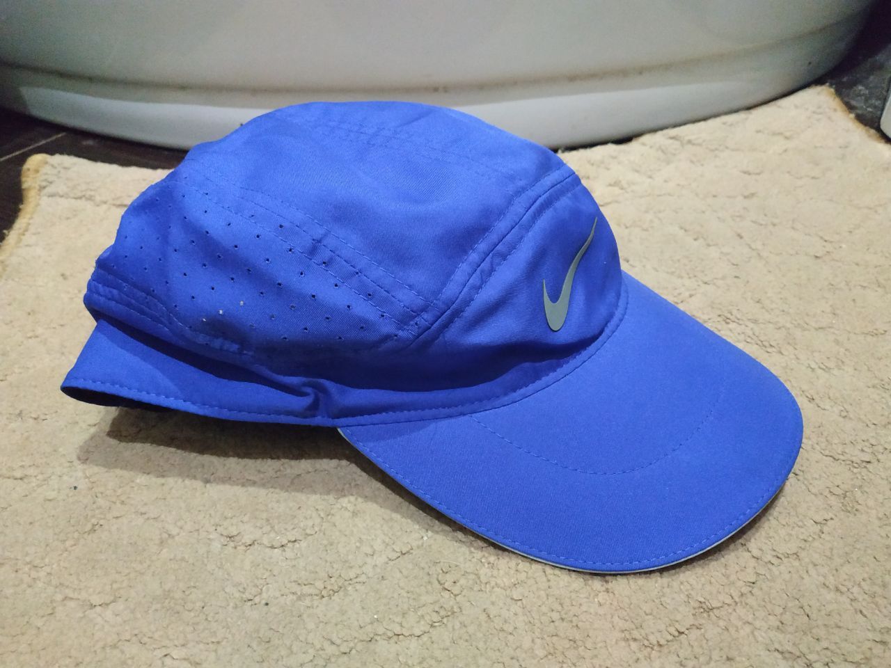 Nike Nike Tailwind Dri-FIT Running Cap Blue 5-Panel Hat Size ONE SIZE - 3 Thumbnail