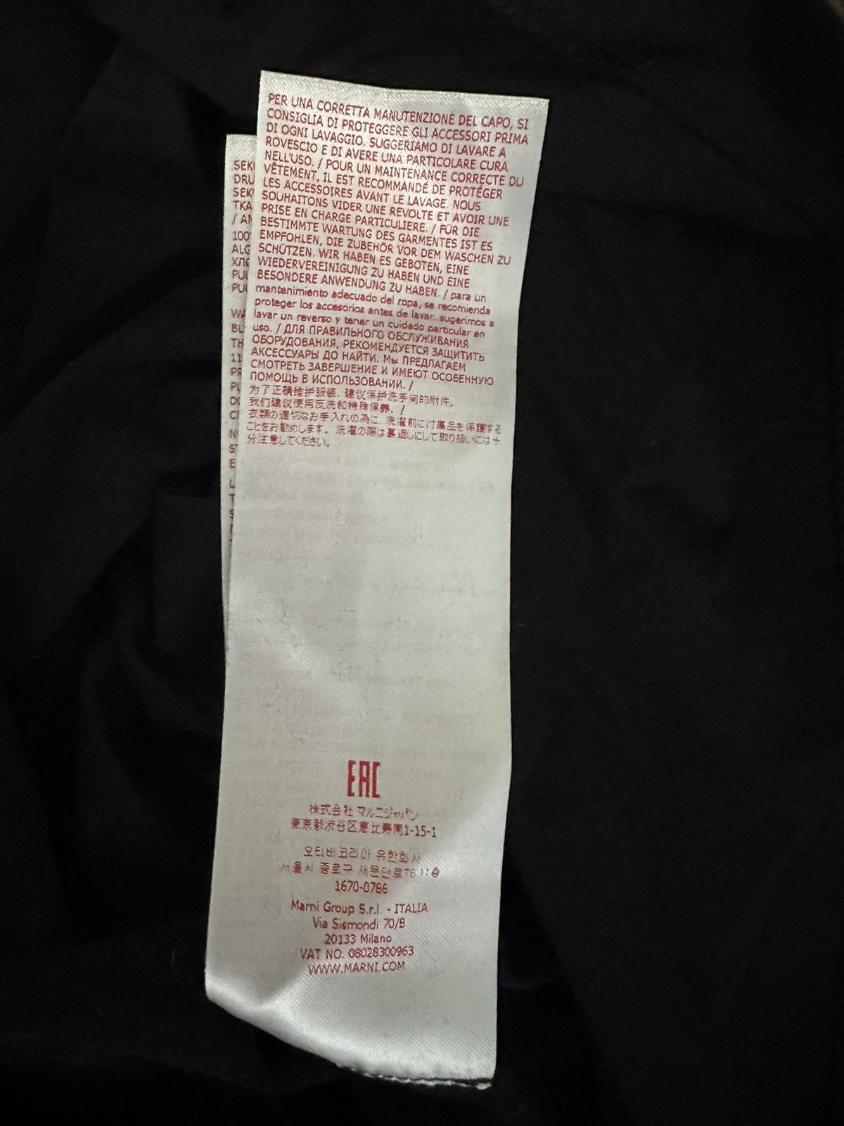 Marni Marni black t shirt pre owned scribble logo large Size US L / EU 52-54 / 3 - 2 Thumbnail