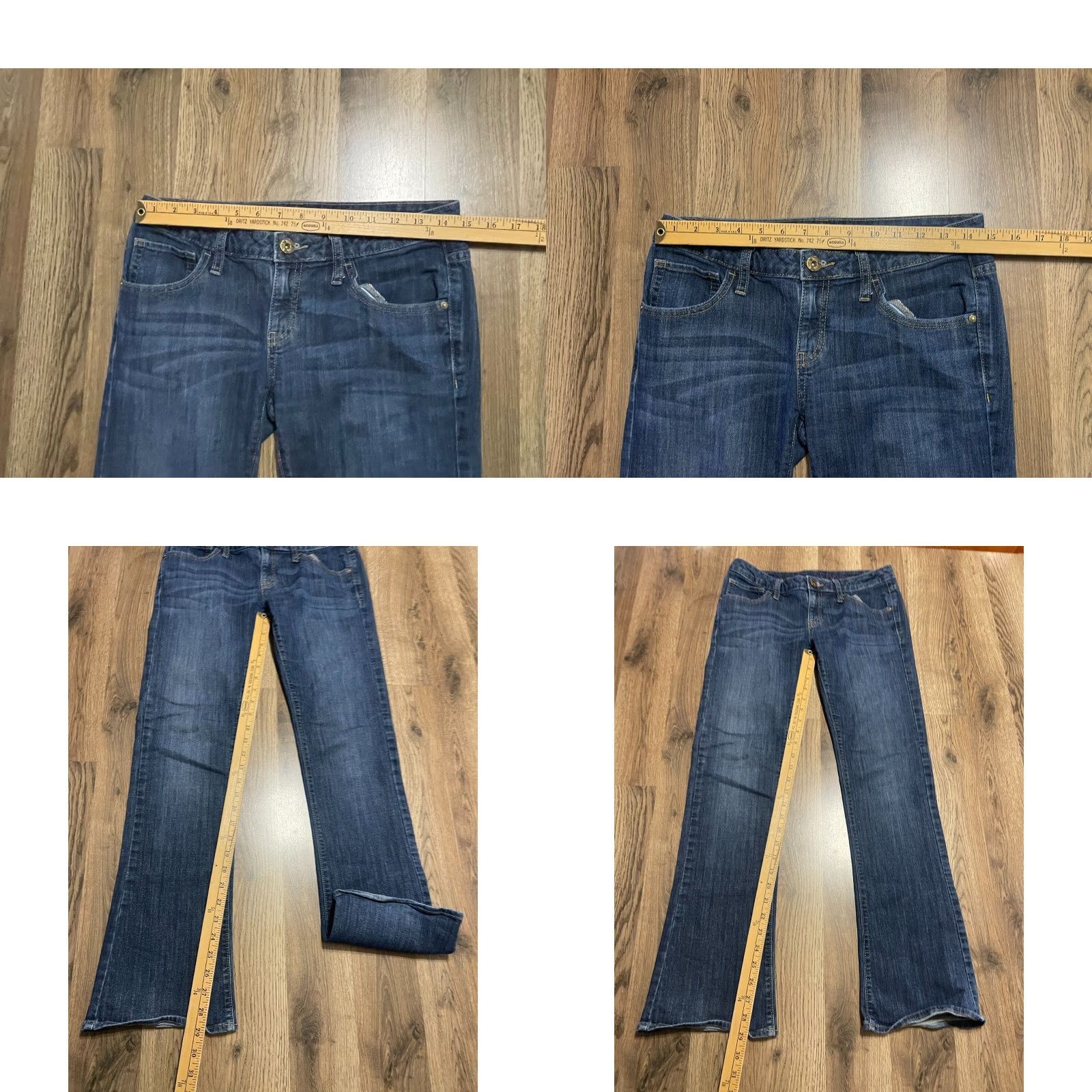 Vera Wang Vera Wang Jeans Women's Size 4 Denim Bootcut Pockets Blue Size 27" / US 4 / IT 40 - 8 Thumbnail