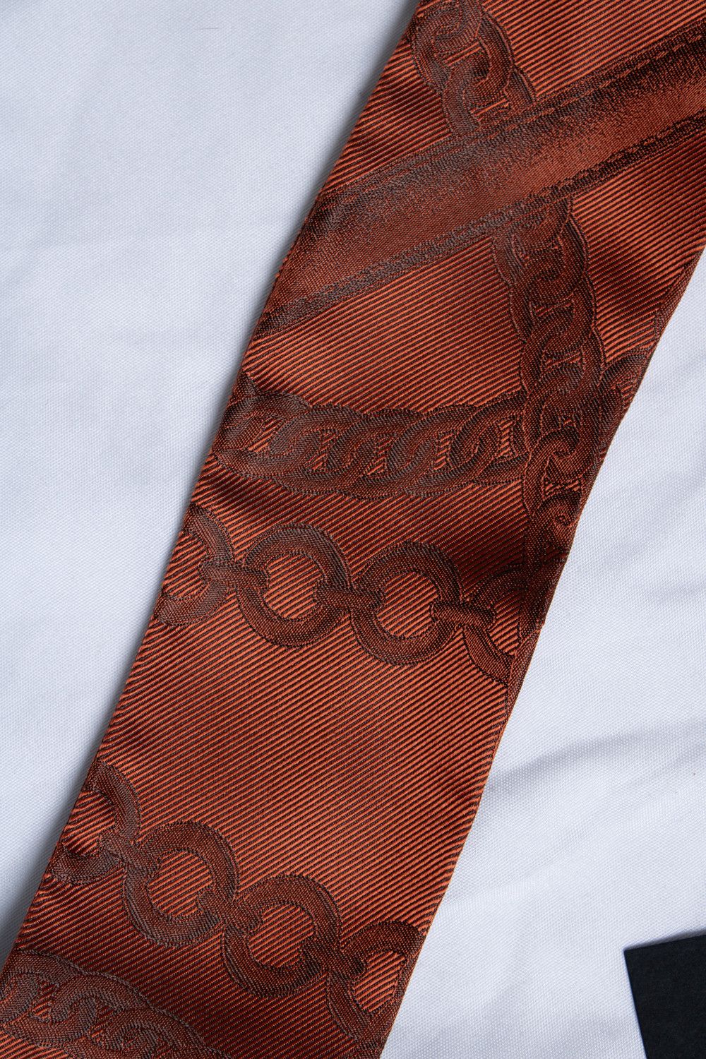 Burberry Burberry, orange tie scarf Size ONE SIZE - 3 Thumbnail