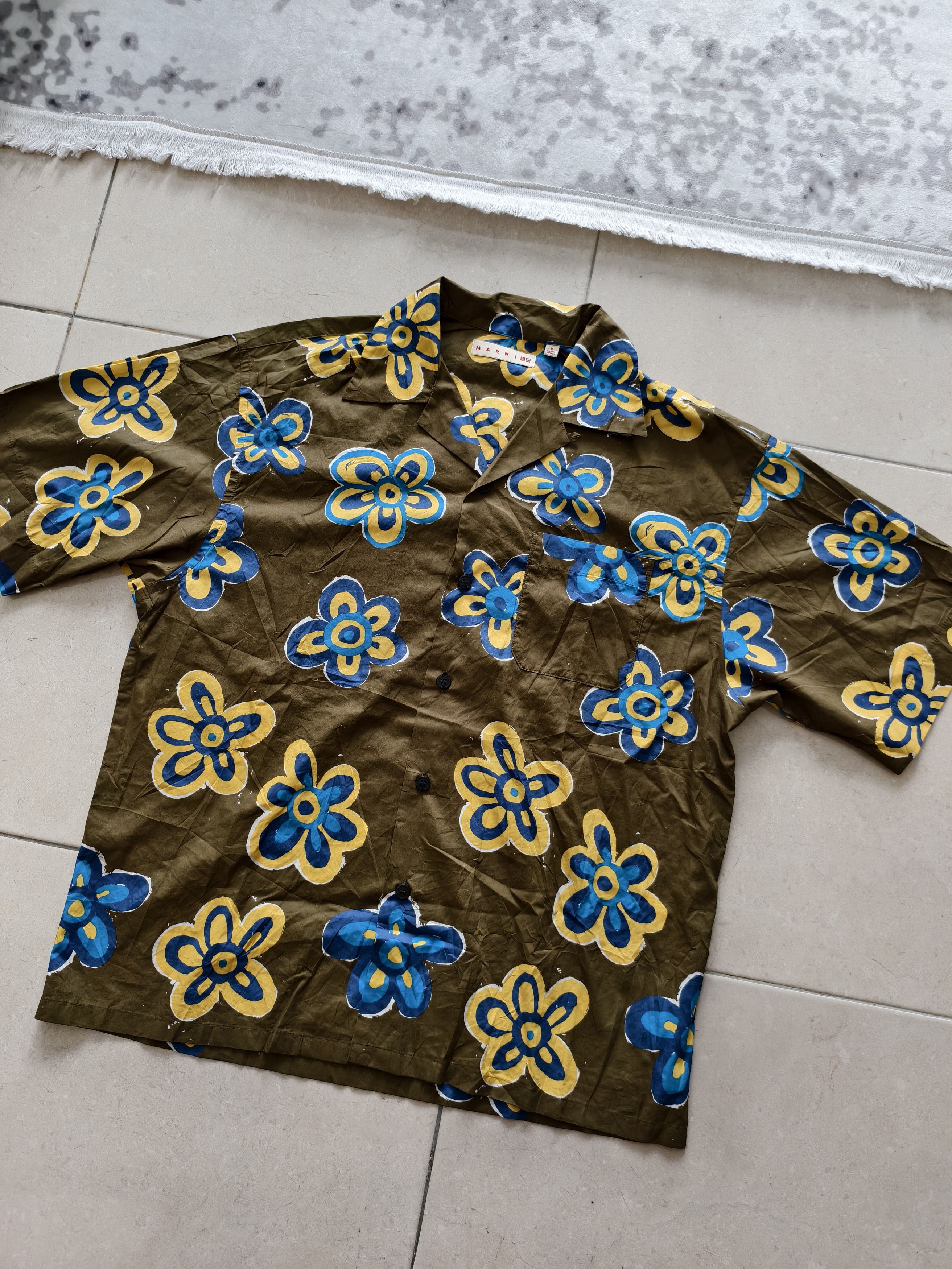Marni × Uniqlo 🔥STEALS🔥Very Rare Marni Uniqlo Hawaii Pocket Shirt Size US M / EU 48-50 / 2 - 2 Thumbnail