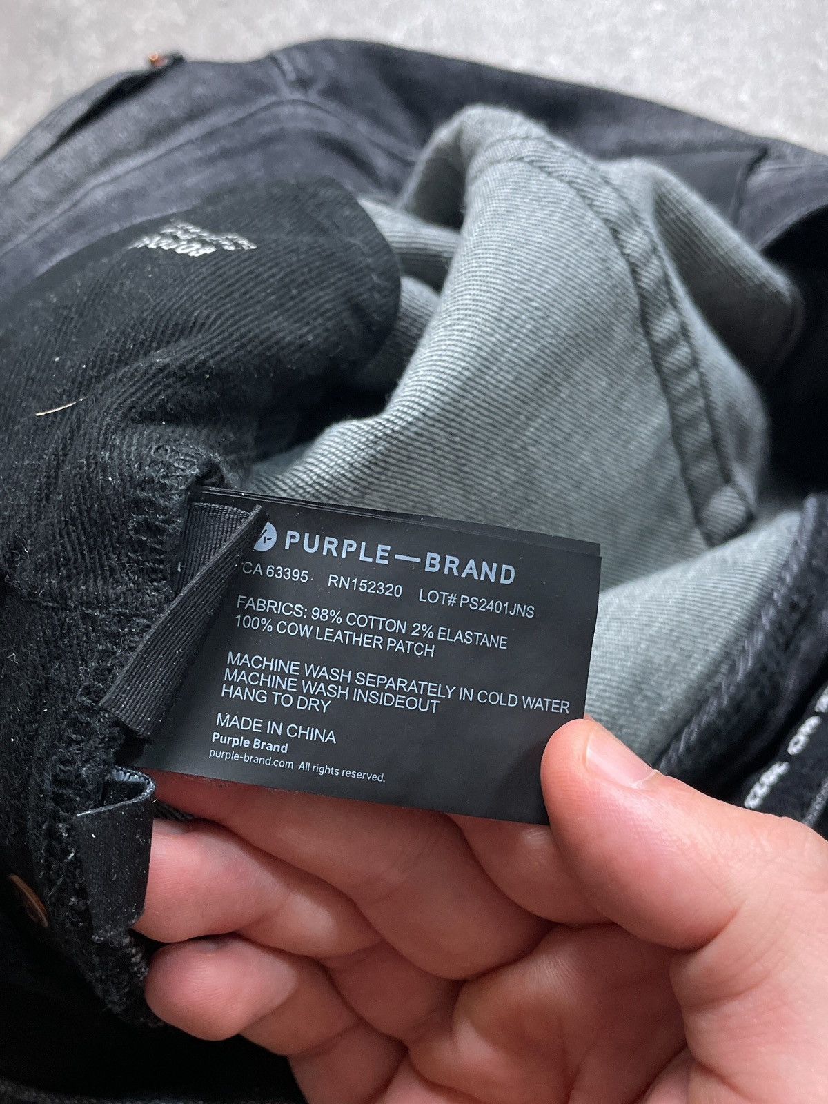 Purple Brand Purple Brand no 2023 Black Jeans Size US 36 / EU 52 - 6 Thumbnail