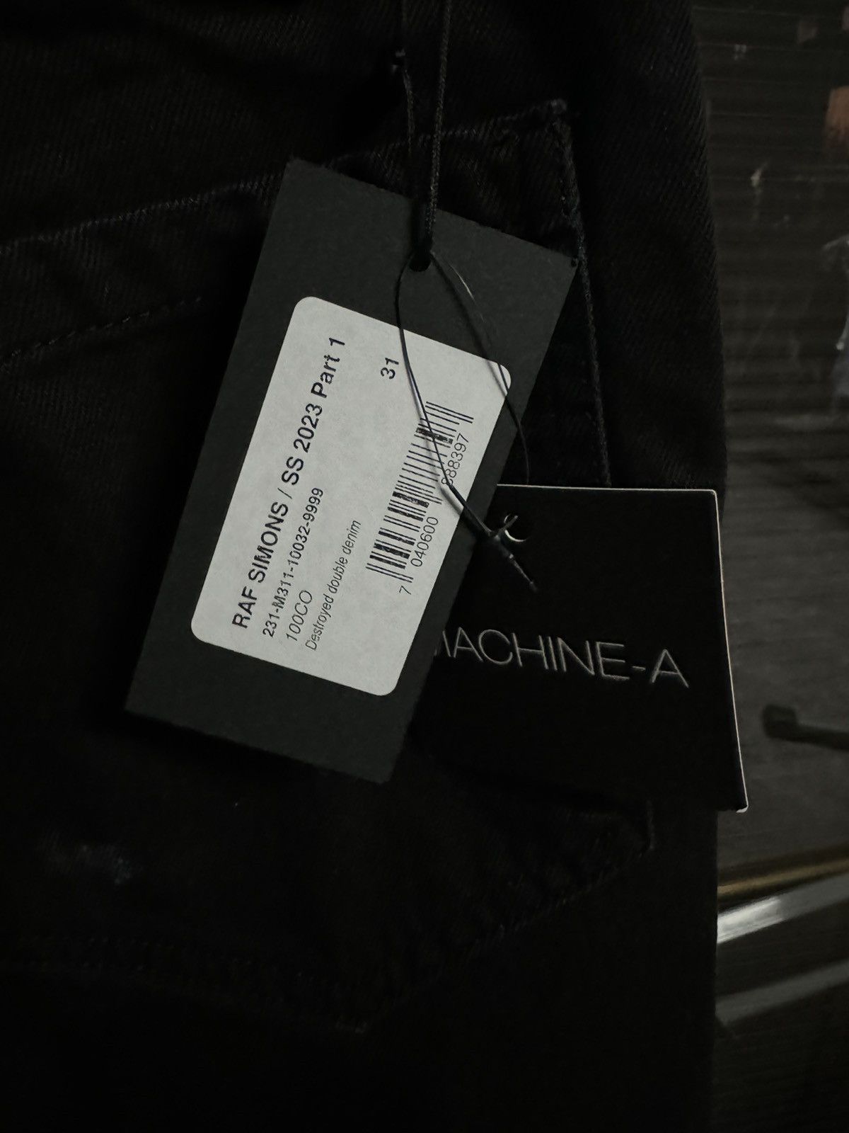 Raf Simons RAF SIMONS SS23 Double layer Damaged Jeans Size US 31 - 6 Thumbnail