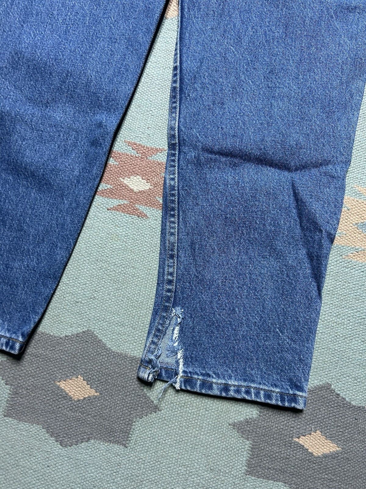 Vintage Vtg Carhartt jeans loose relaxed B17 DST dark skater 33x32 Size US 33 - 6 Thumbnail
