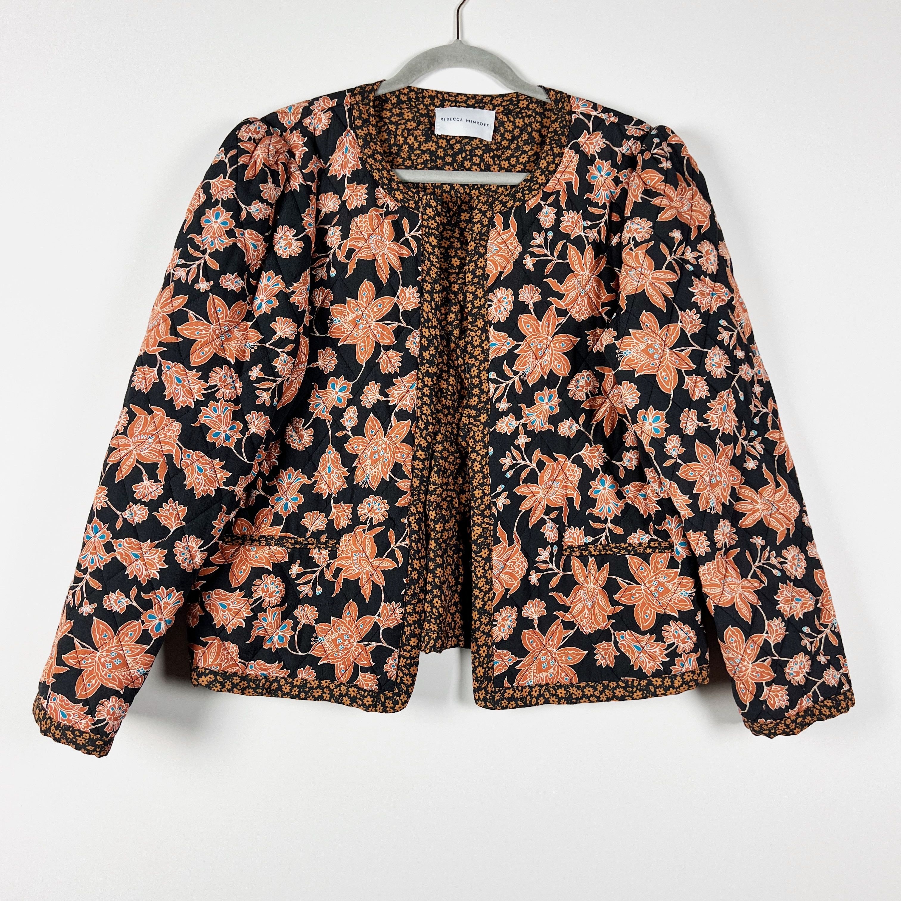 Rebecca Minkoff Shay Patchwork Quilt Floral Fabric