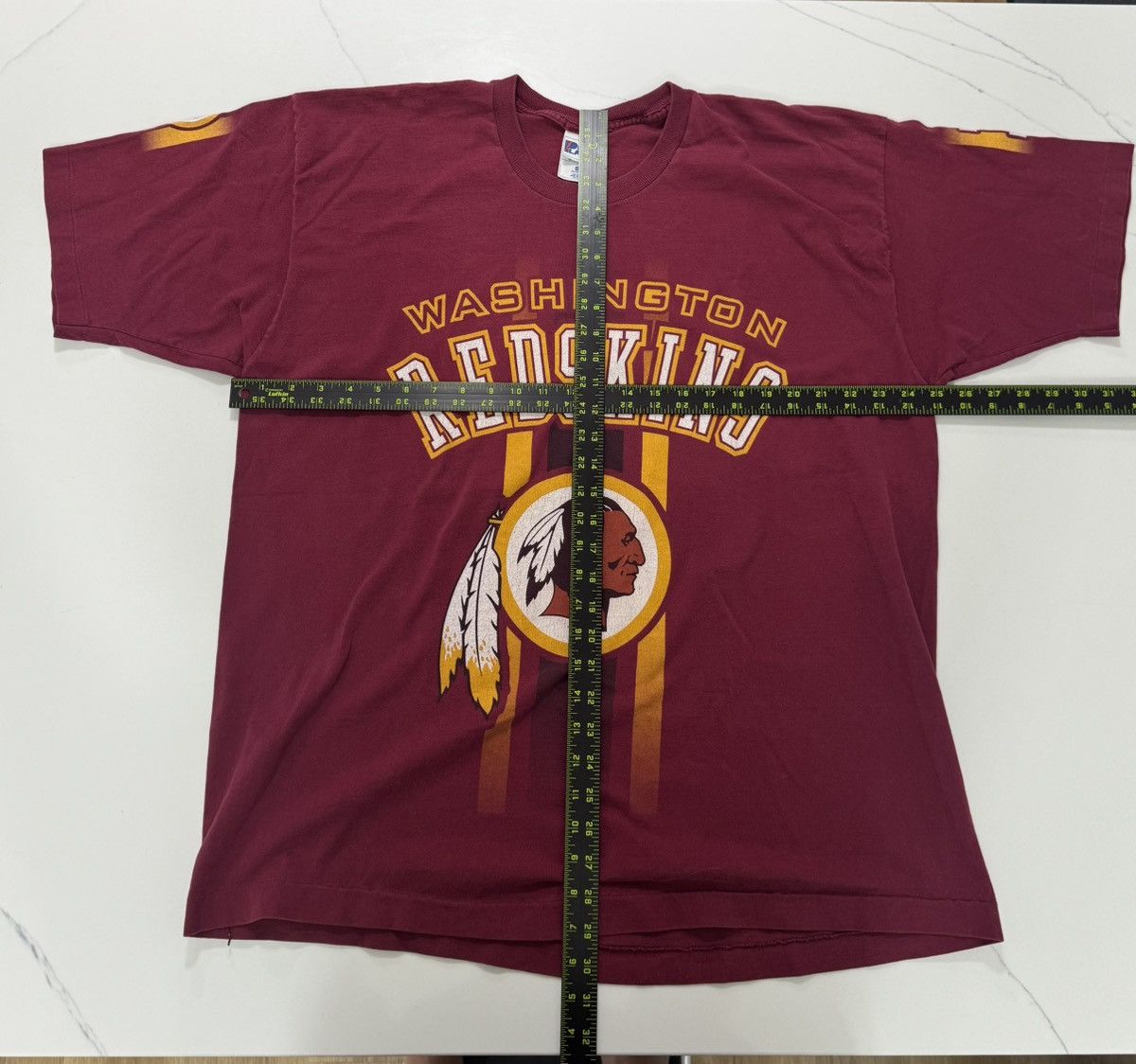 Pro Player 🏈 Vintage 90s Washington Redskins NFL Tee — Made in USA 🇺🇸 Size US XXL / EU 58 / 5 - 5 Thumbnail