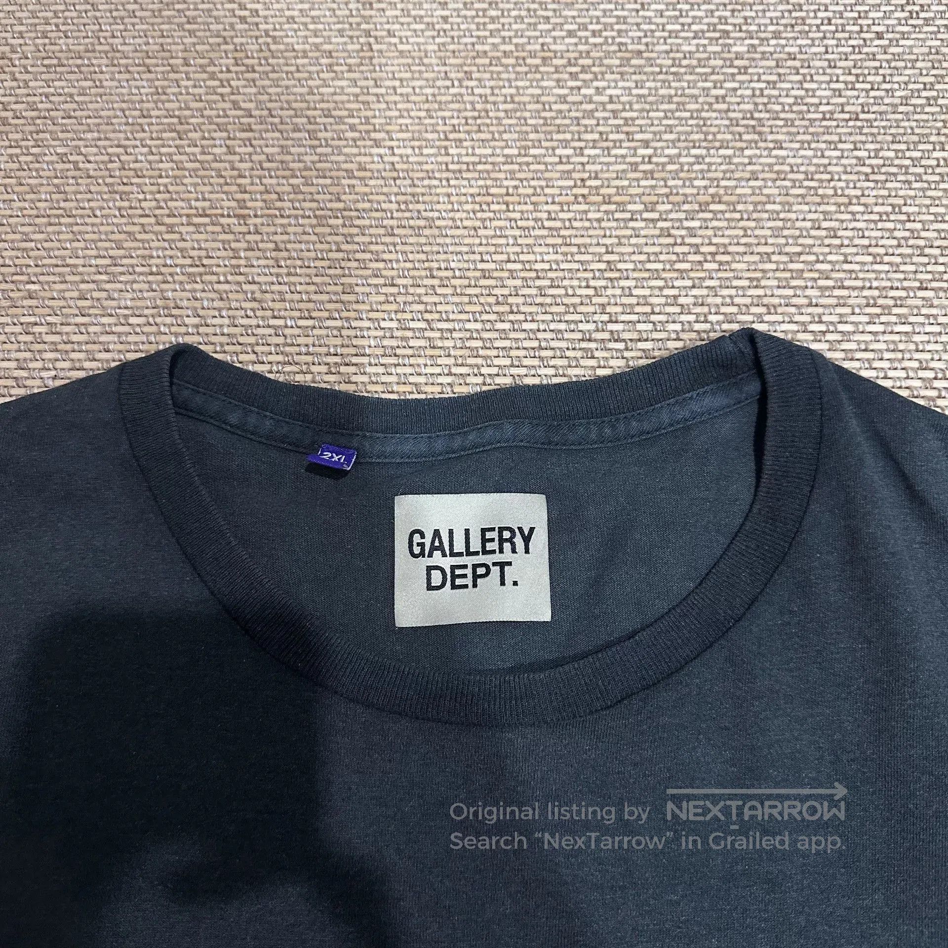 Gallery Dept. Gallery Dept Black Red Swirl Distressed T. Size US XXL / EU 58 / 5 - 5 Thumbnail