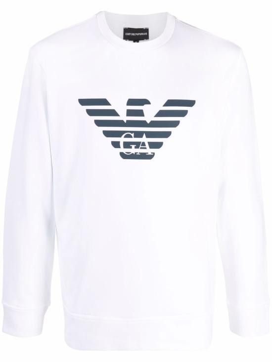Emporio Armani EMPORIO ARMANI Men Hoodies 8N1MR6 1JRIZF108 White Size US XXL / EU 58 / 5 - 1 Thumbnail