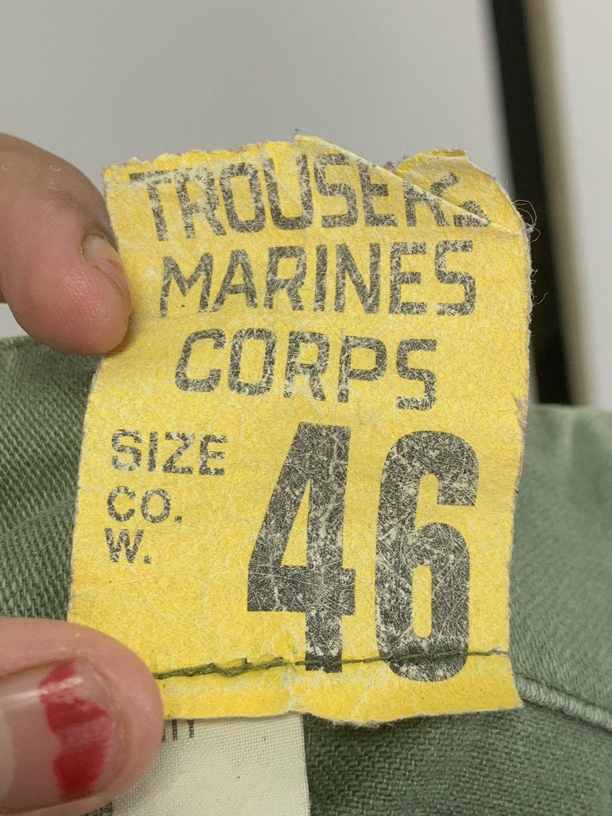 Vintage Vintage 80s Trousers Marines Corps Pants Size US 44 / EU 60 - 15 Thumbnail