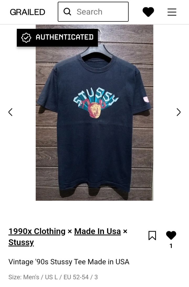 Stussy Vintage '90s Stussy Tee Made in USA Size US L / EU 52-54 / 3 - 9 Thumbnail
