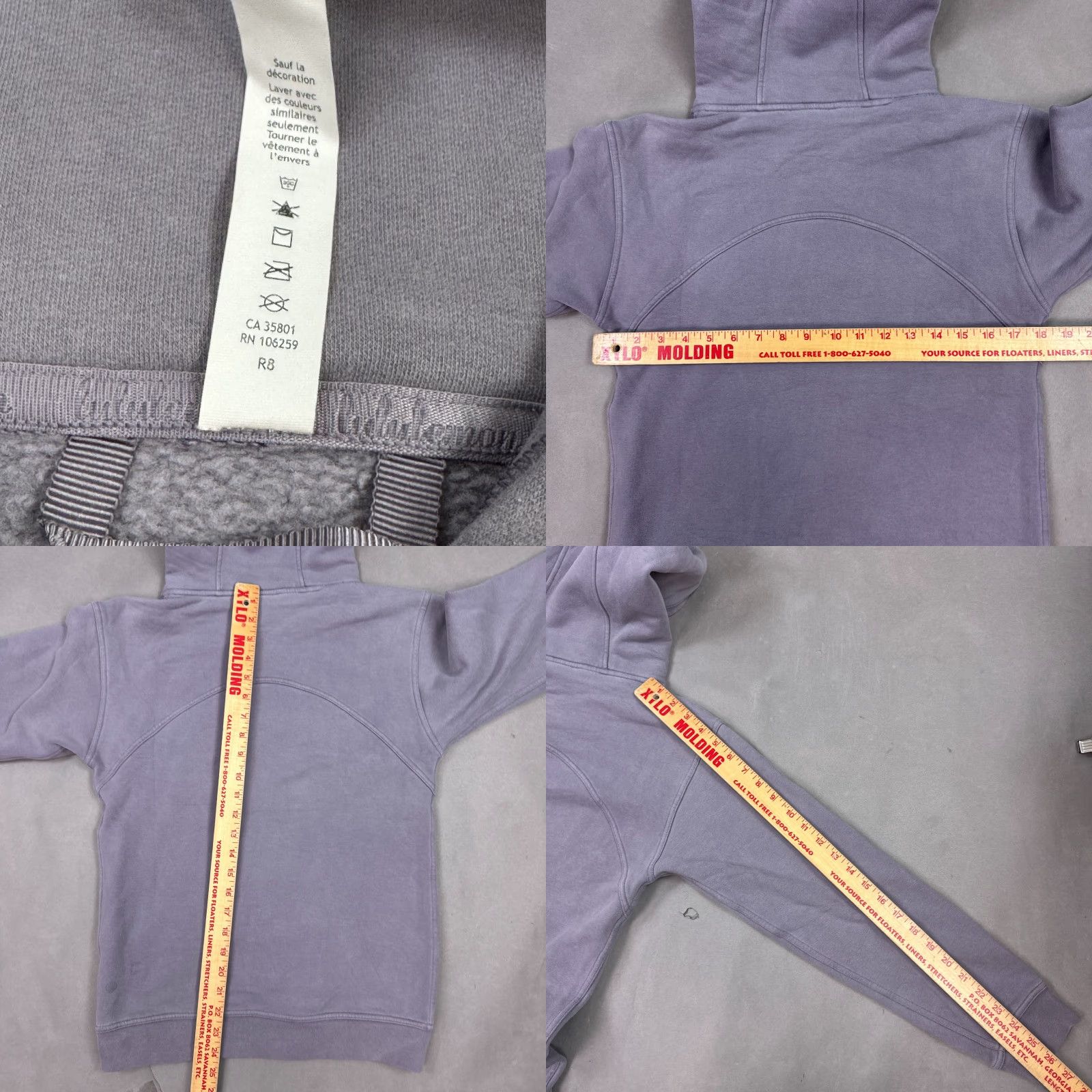 Lululemon Lululemon Hoodie Womens 4 Purple All Yours Pullover Sweatshirt Gym Running Training Shirt Size S / US 4 / IT 40 - 8 Thumbnail