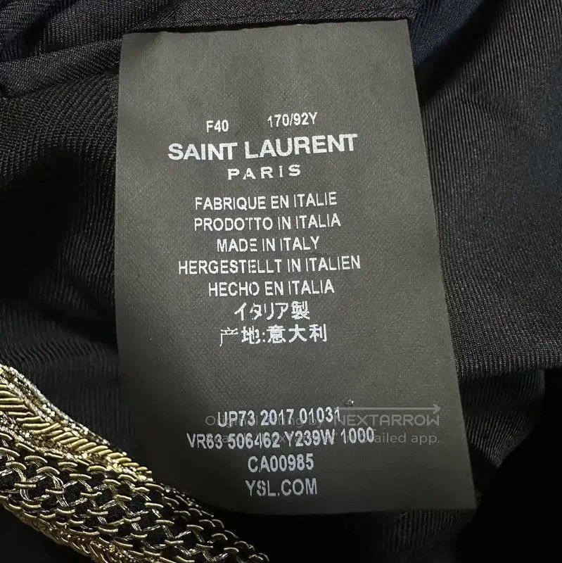 Other Yves Saint Laurent Black Wool Embroidered Jacket . Size M / US 6-8 / IT 42-44 - 5 Thumbnail