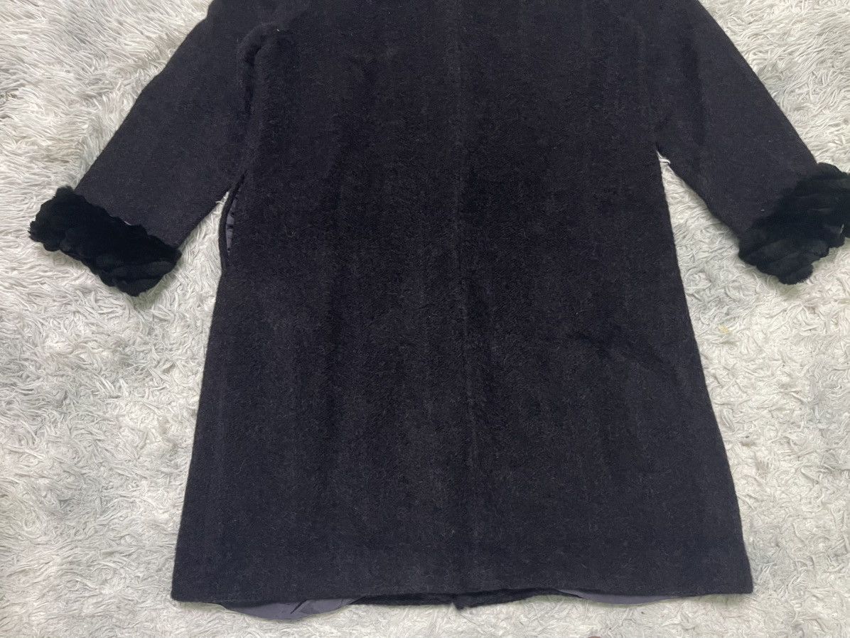 Pierre Balmain 90s PIERRE BALMAIN WOOL FUR NECK LONG COAT Size US S / EU 44-46 / 1 - 14 Thumbnail