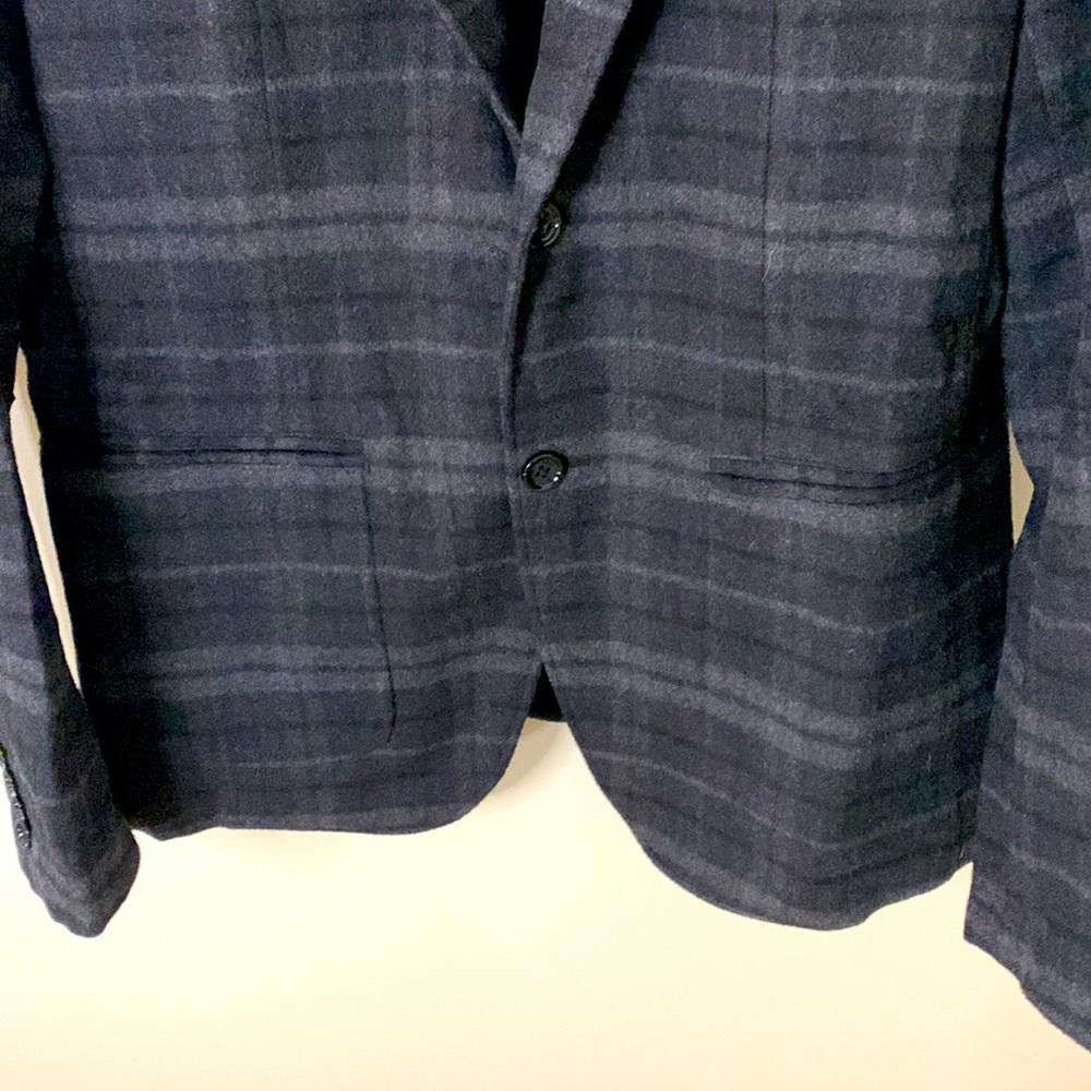 Hugo Boss BOSS - Slim Fit Heavy Check Sportcoat -38R (tailored) -Wool Size 38R - 4 Thumbnail