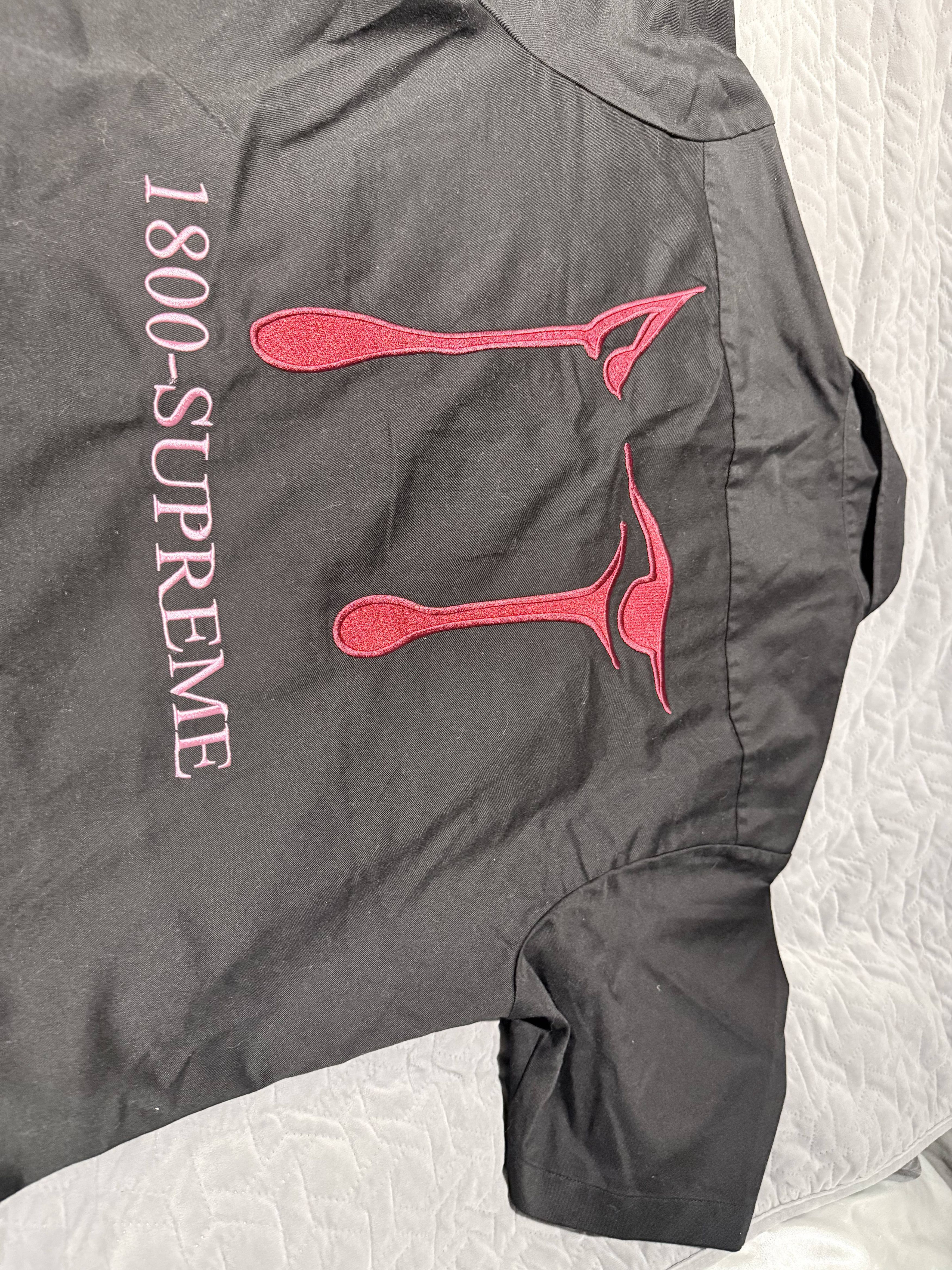 Supreme Supreme 1800-SUPREME Short Sleeve Work Shirt Black (Large) Size US L / EU 52-54 / 3 - 2 Thumbnail