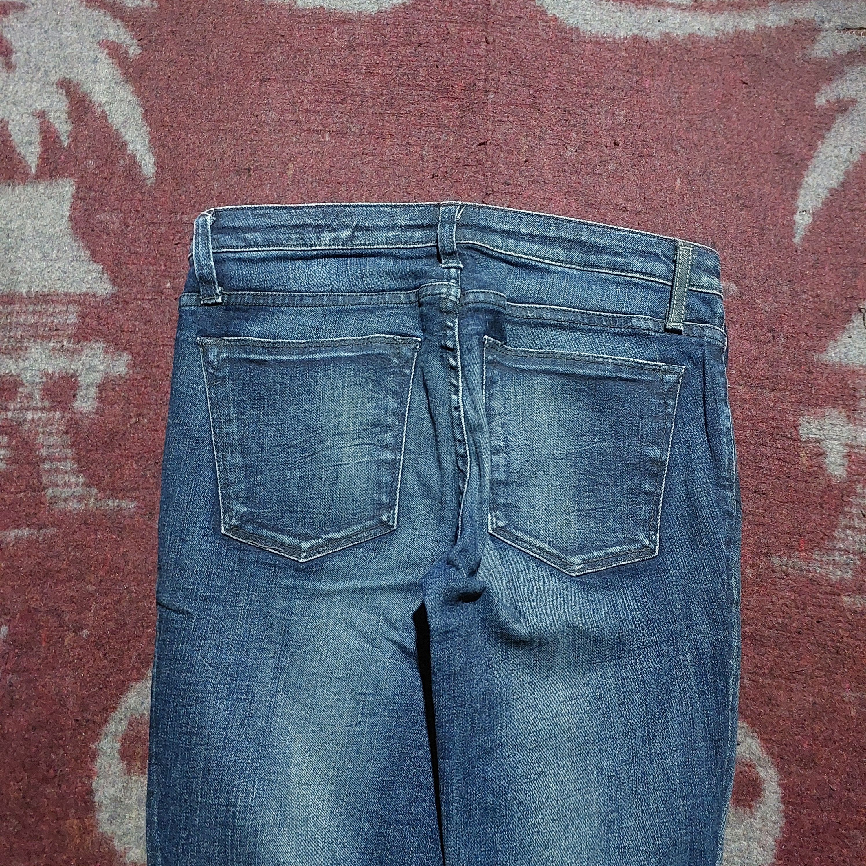 Helmut Lang Helmut Lang skinny blue denim pants Size US 26 / EU 42 - 4 Thumbnail