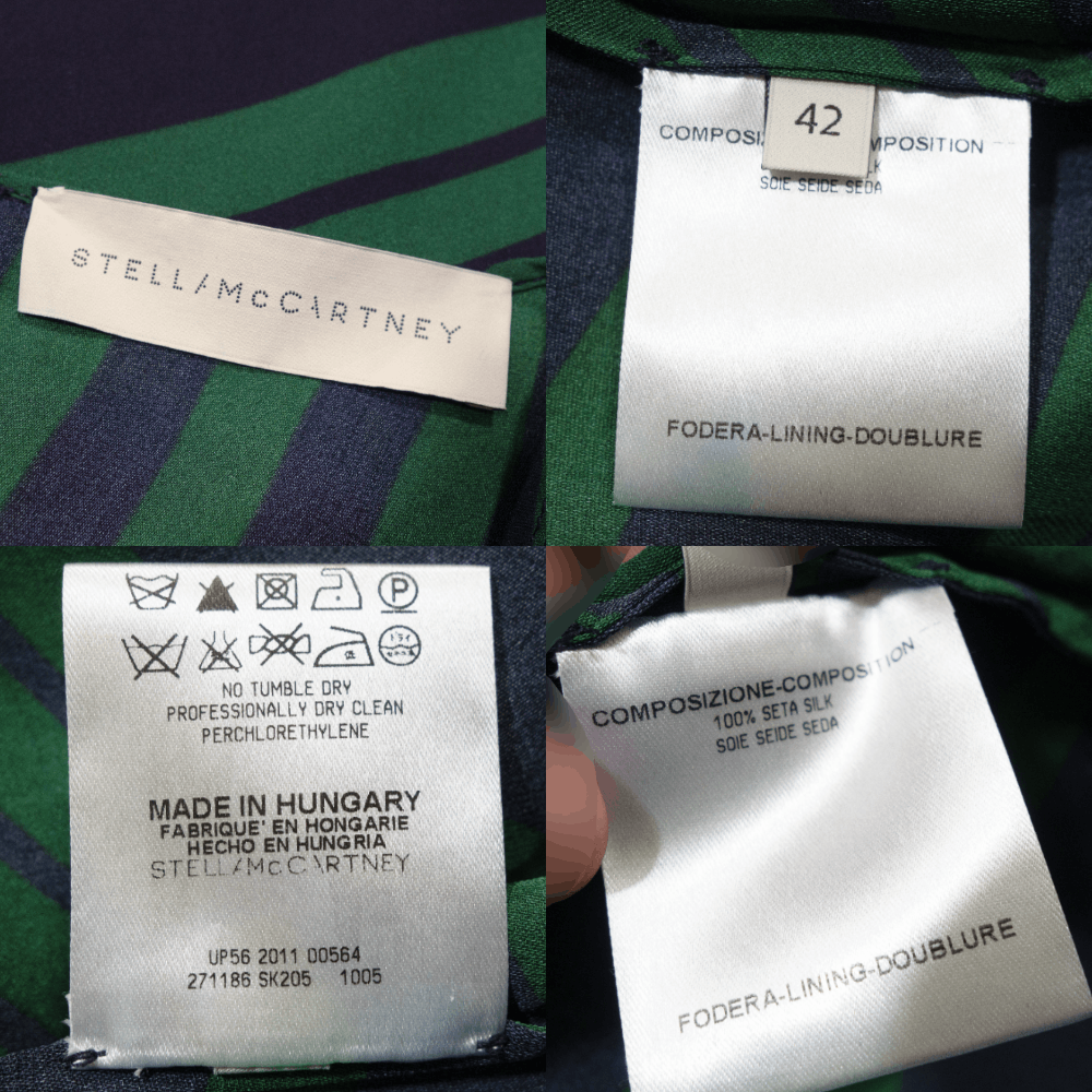 Stella McCartney 2011 Silk Striped Blouse Size M / US 6-8 / IT 42-44 - 8 Thumbnail