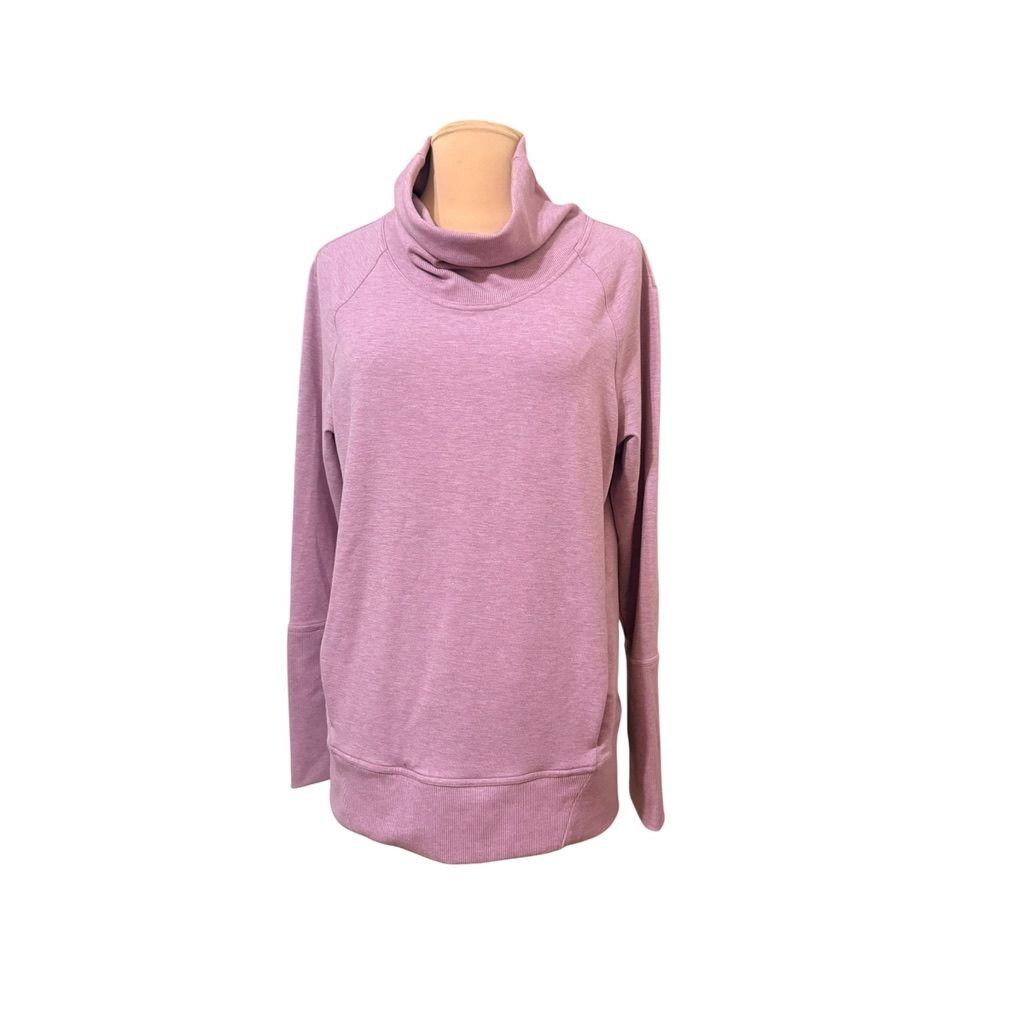 Lululemon Lululemon High Lines Pullover 8 Heathered Vintage Mauve Mock Size M / US 6-8 / IT 42-44 - 7 Thumbnail