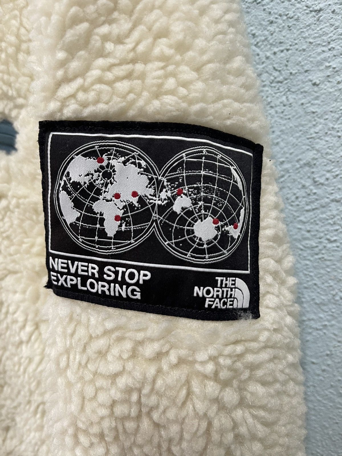 The North Face The North Face Fleece Sherpa Jacket Cream Size US L / EU 52-54 / 3 - 10 Thumbnail