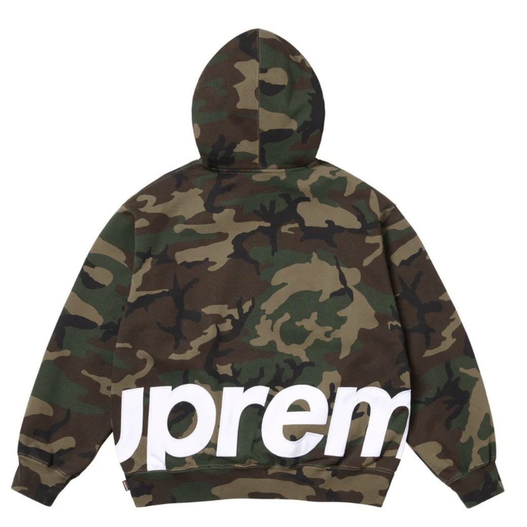 Supreme Supreme Camo Big Logo Zip Up Size US L / EU 52-54 / 3 - 2 Thumbnail