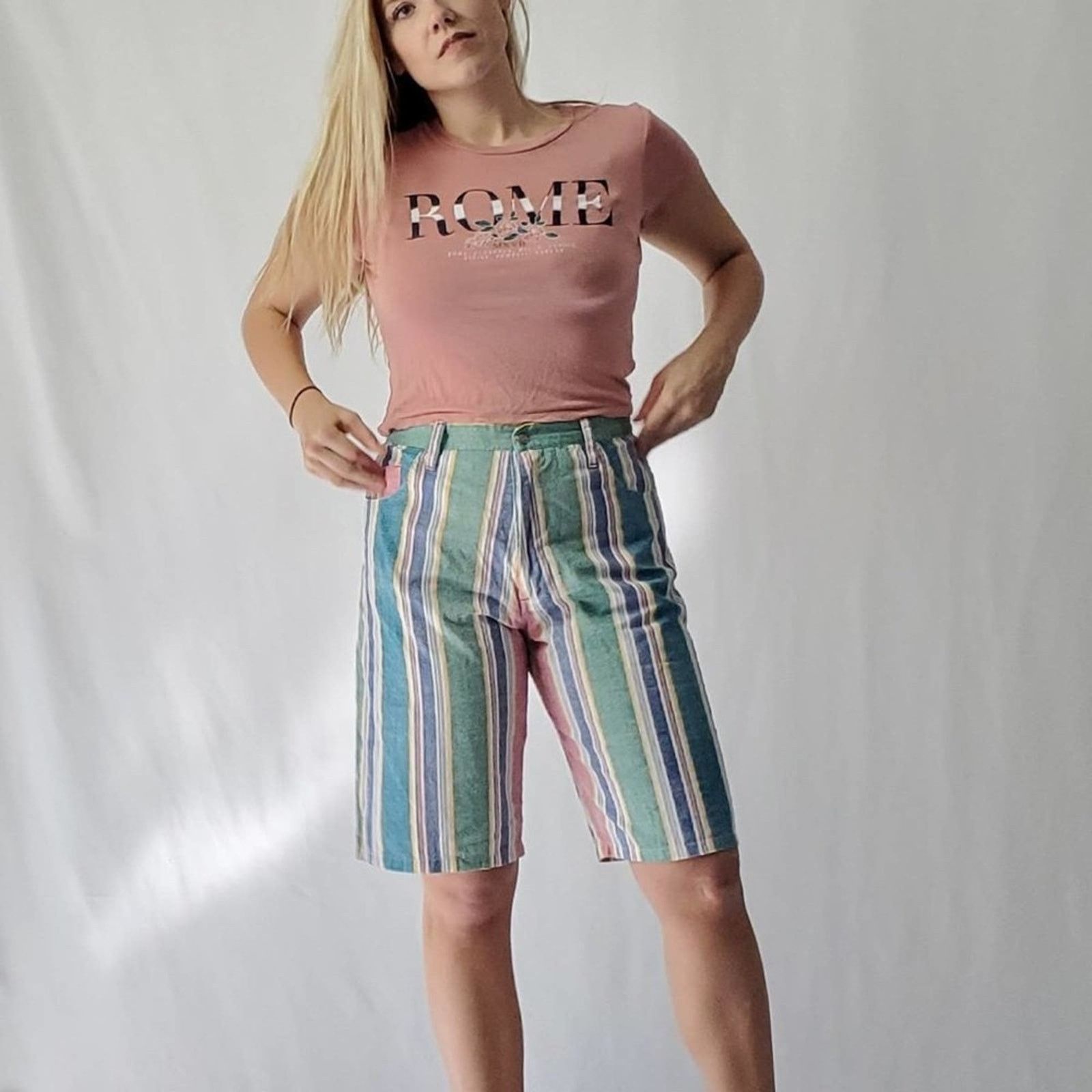 Vintage Vintage 90's Hot Pants Shorts Size 32" / US 10 / IT 46 - 4 Thumbnail