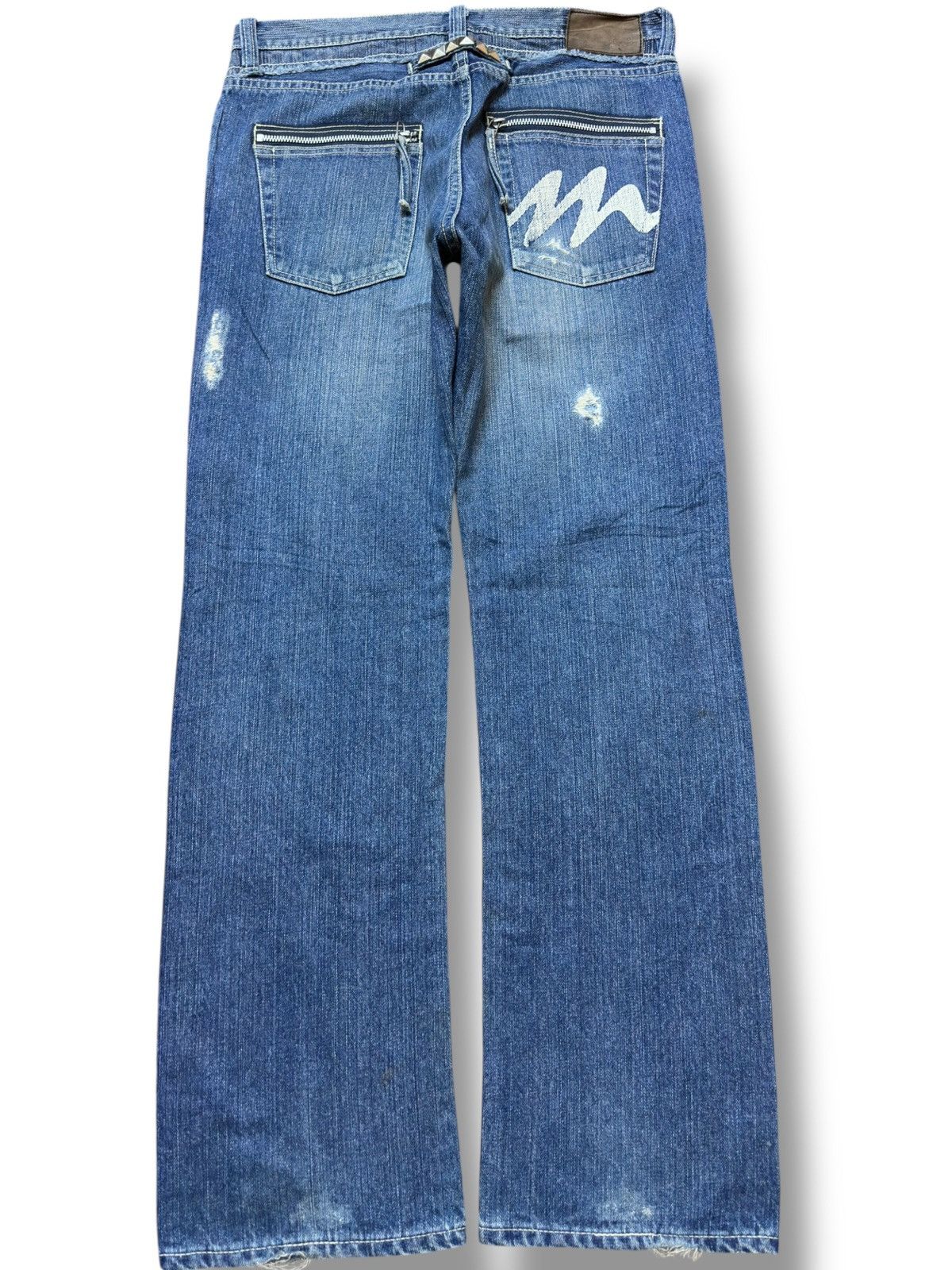 Montage Vintage Montage Studded Evisu Style Denim Size US 32 / EU 48 - 5 Thumbnail