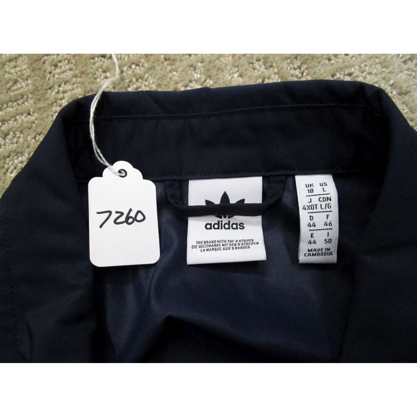 Adidas Adidas Jacket Women Large Blue Trefoil Windbreaker Coach Volleyball Softball Windbreaker Size L / US 10 / IT 46 - 8 Thumbnail
