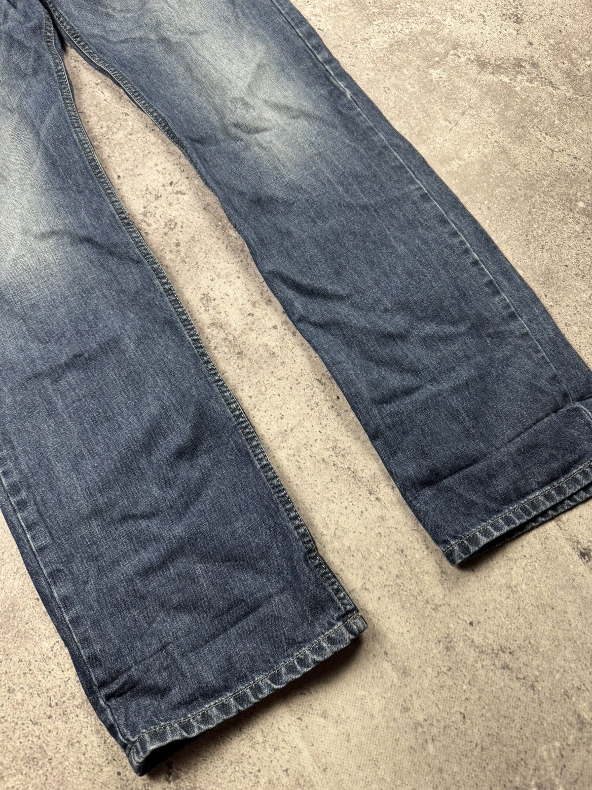 Diesel Vintage Diesel Jeans Baggy Mud Washed Japanese Avant Garde Size US 34 / EU 50 - 3 Thumbnail