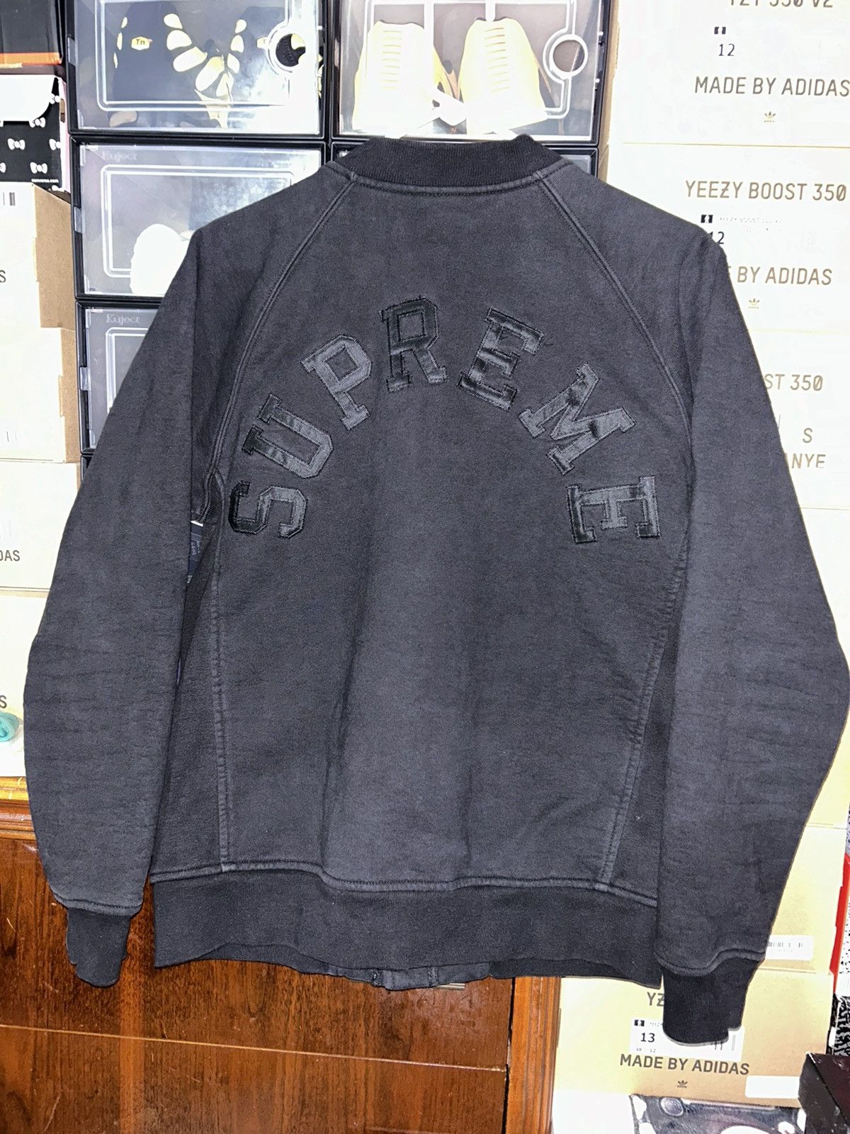 Supreme Supreme Snap Front Arc Logo Jacket Black FW13 size Medium Size US M / EU 48-50 / 2 - 1 Thumbnail