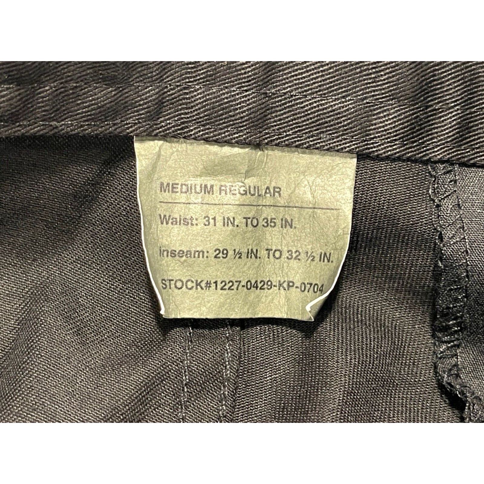 Rothco Rothco BDU Pants Cargo Army Military Uniform Trouser 6 Pocket Black M Regular Waist 34 Inseam 32.5 Button Belt Loops Mens Size US 31 - 7 Thumbnail