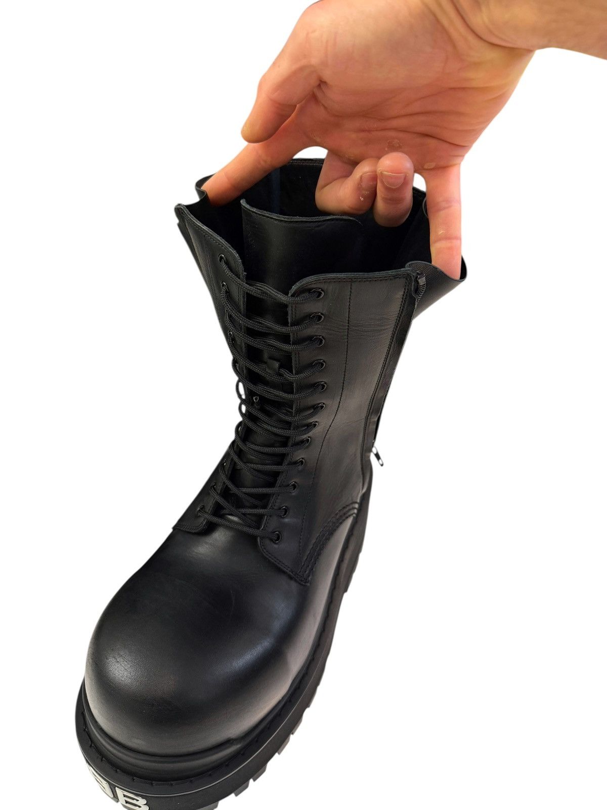 Balenciaga RARE 80MM Giant Platform Stomper Boot Worn Out Size US 10 / EU 43 - 4 Thumbnail