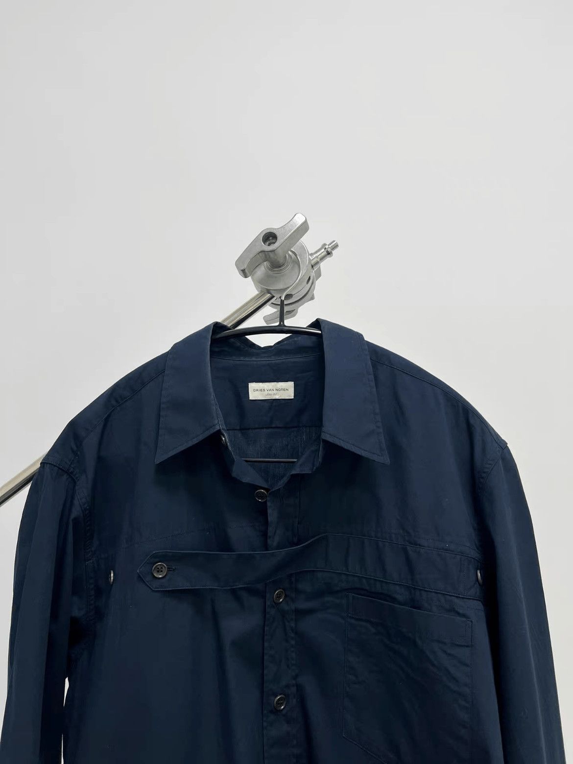 Dries Van Noten Dries Van Noten Sz 50 Dries Van Notwn Stripe Shirt Jacket- Size US M / EU 48-50 / 2 - 3 Thumbnail