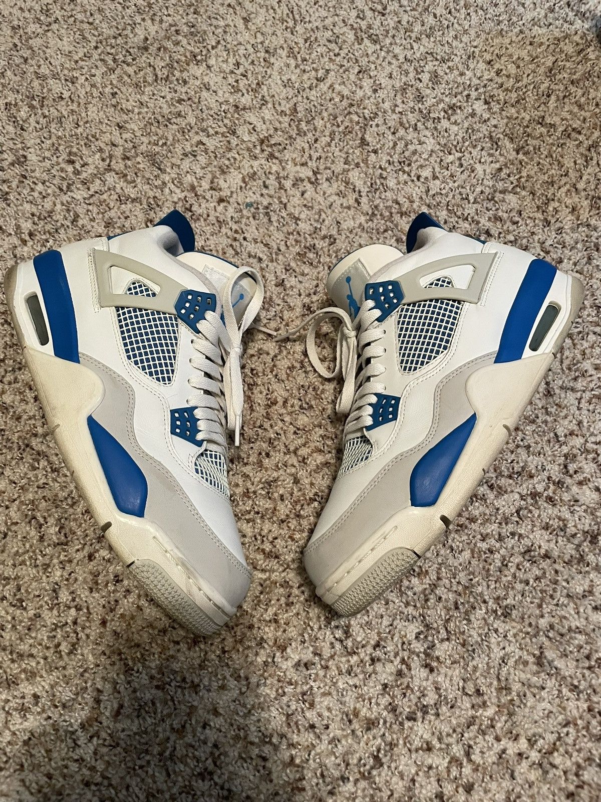 Jordan Brand Air Jordan 4 Retro Military Blue Color Way 2012 Size US 10 / EU 43 - 2 Thumbnail