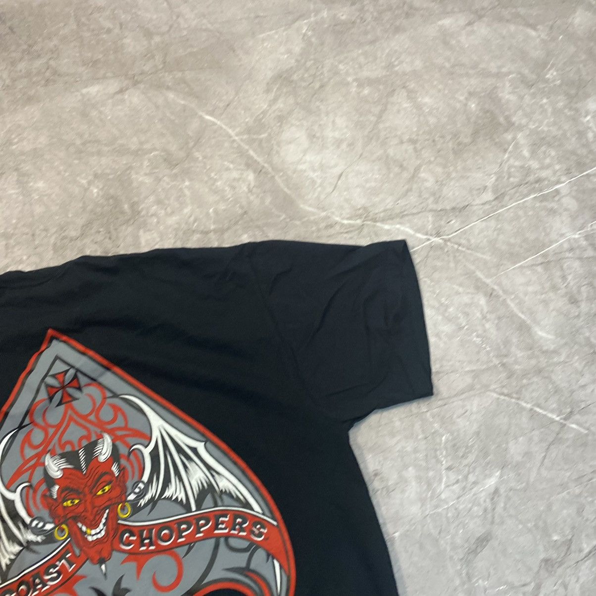 West Coast Choppers VINTAGE WEST COAST CHOPPERS DEMON BIG LOGO TEE Size US M / EU 48-50 / 2 - 4 Thumbnail
