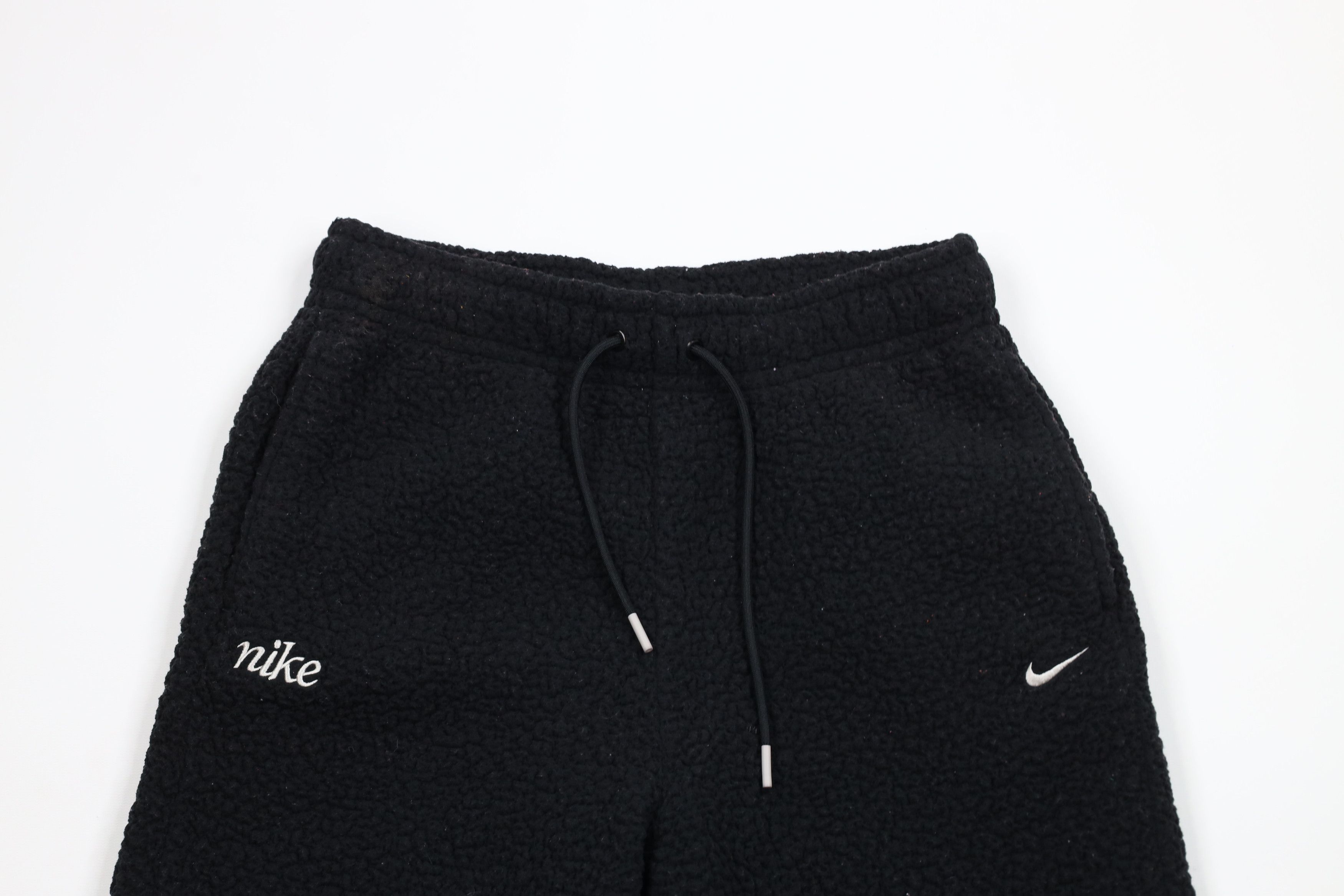 Nike × Vintage Nike Spell Out Script Deep Pile Fleece Cozy Sweatpants Size 26" / US 2 / IT 38 - 2 Thumbnail