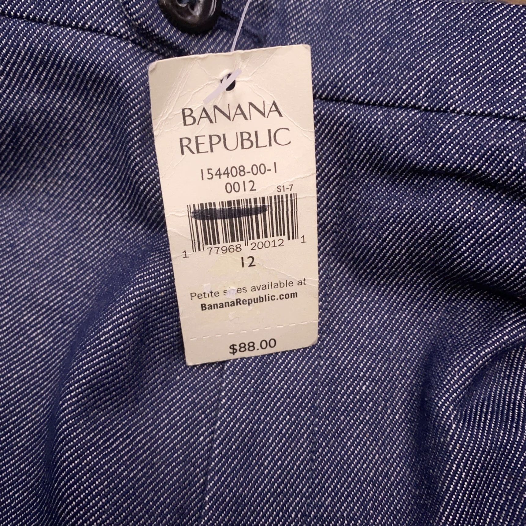 Banana Republic **Banana Republic Blue High Rise Women's 12 Regular Fit Pants** User: Banana Republic Blue High Rise Women's 12 Regular Fit Pants Size 34" / US 12 / IT 48 - 7 Thumbnail