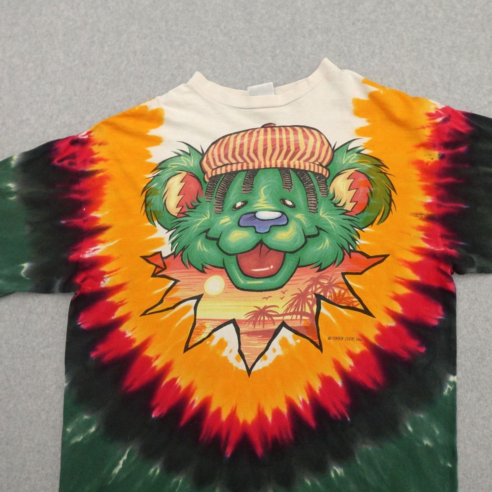 Liquid Blue VINTAGE Liquid Blue Tshirt Adult XL Rasta Bear 1999 Grateful Dead Reggae Size US XL / EU 56 / 4 - 6 Thumbnail