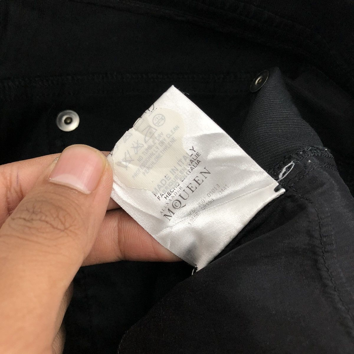 Alexander McQueen × Designer × MCQ Vintage Alexander McQueen Black Jeans Size 28" / US 6 / IT 42 - 7 Thumbnail