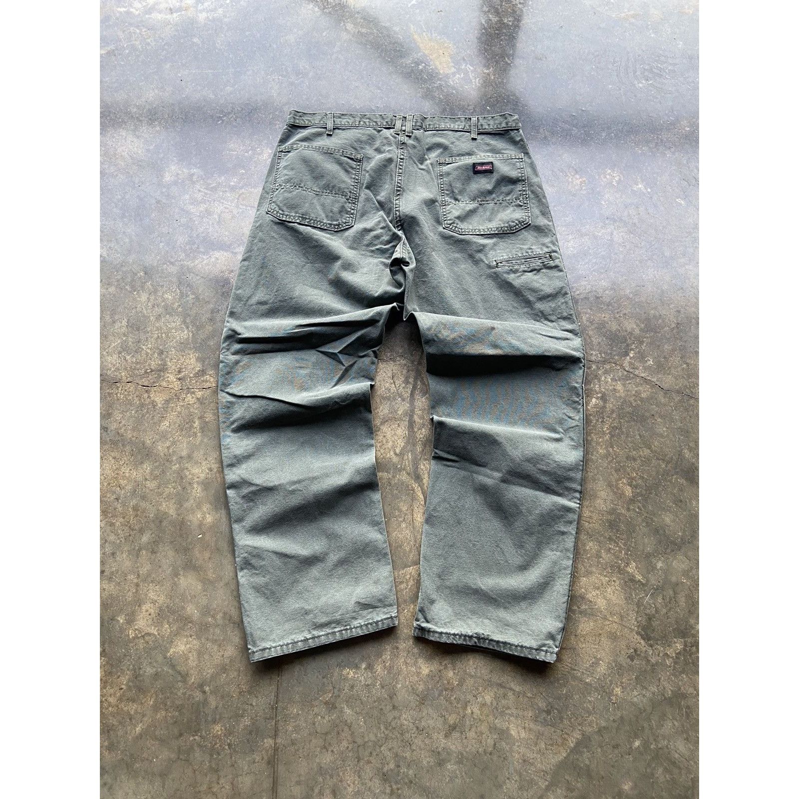 Dickies × Vintage Crazy Vintage Baggy Y2K Faded Dickies work Pants 40x32 Size US 40 / EU 56 - 1 Thumbnail
