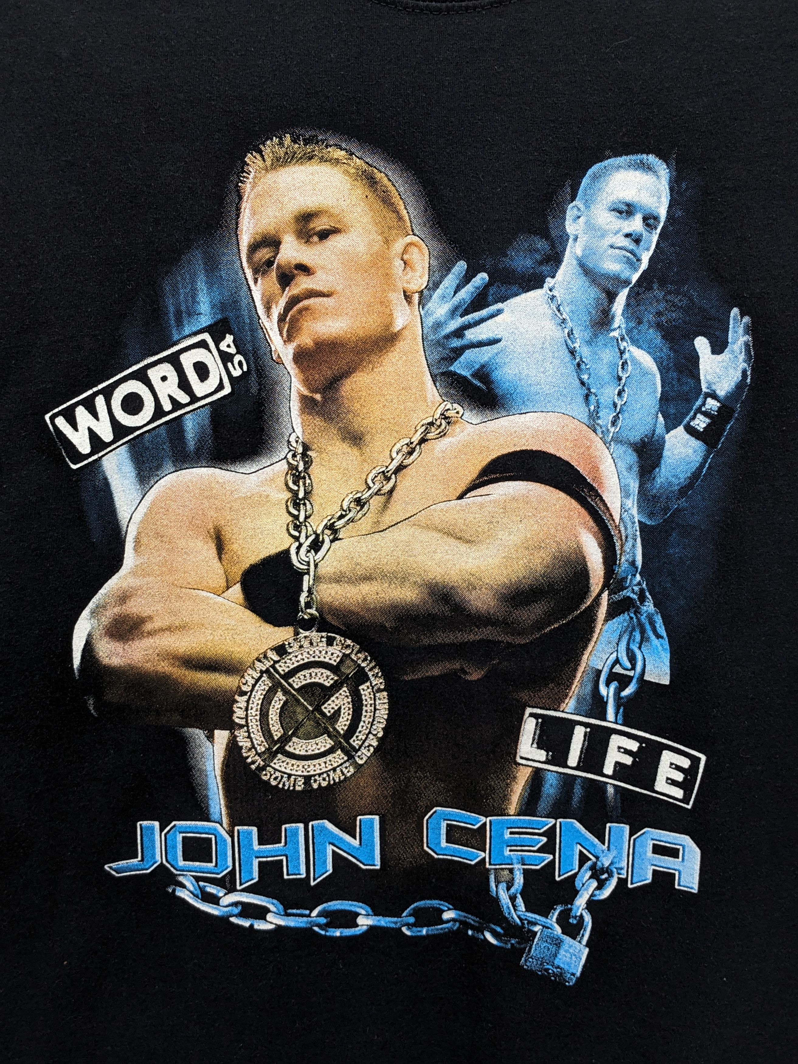 WWE Vintage John Cena WWE WWF Wrestling Merch Rap Tshirt Size US M / EU 48-50 / 2 - 3 Thumbnail