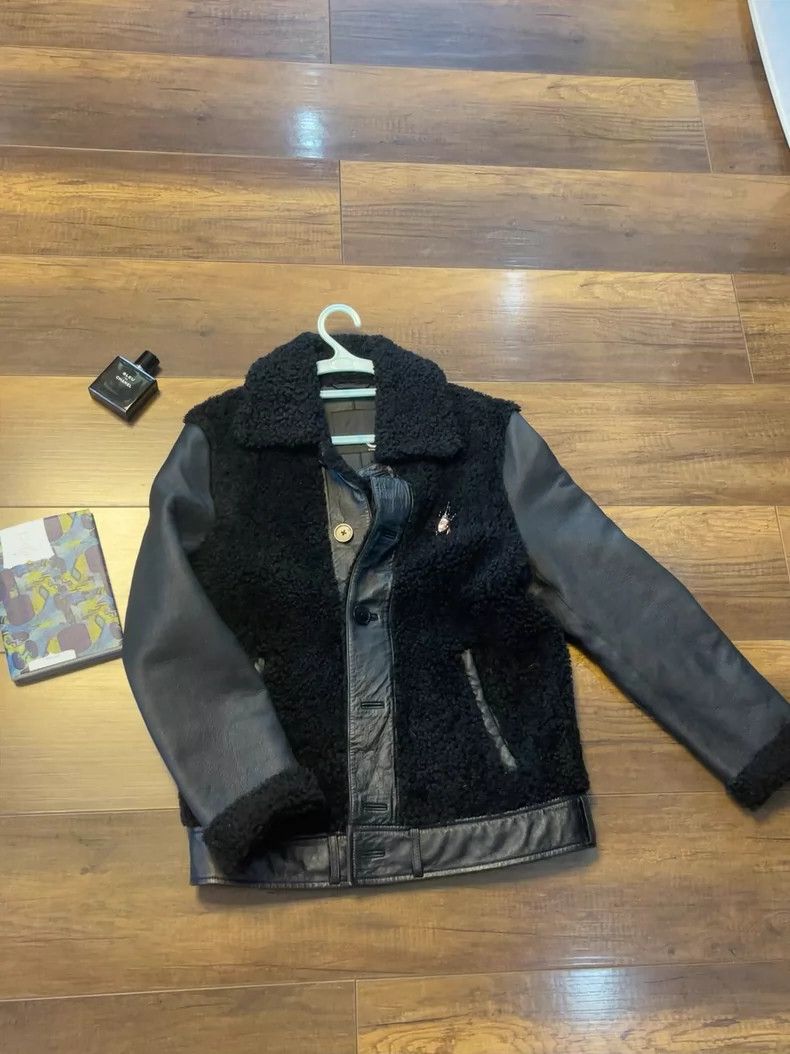 Givenchy Givenchy Black Men's Sheepskin Jacket Size US S / EU 44-46 / 1 - 5 Thumbnail