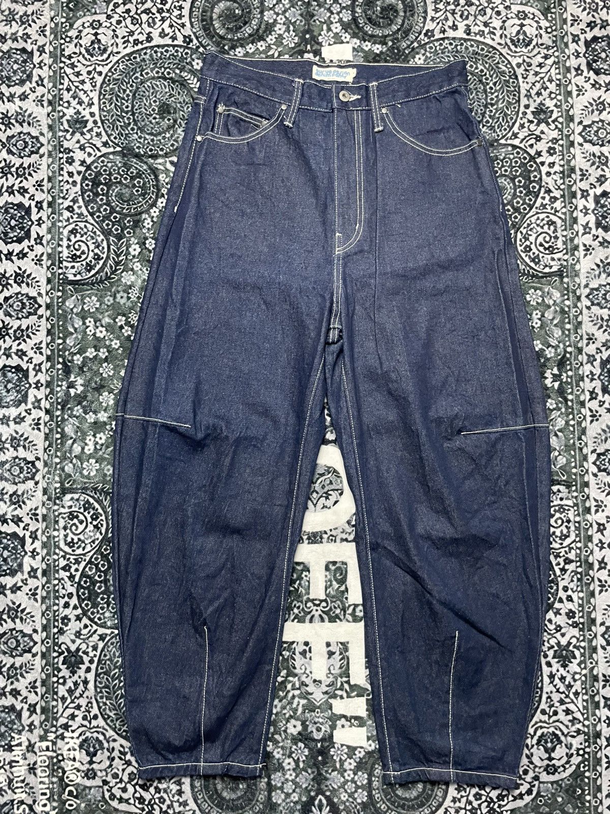 Japanese Brand Rare Curve Design Denim Pants Niko And… Size US 31 - 1 Thumbnail