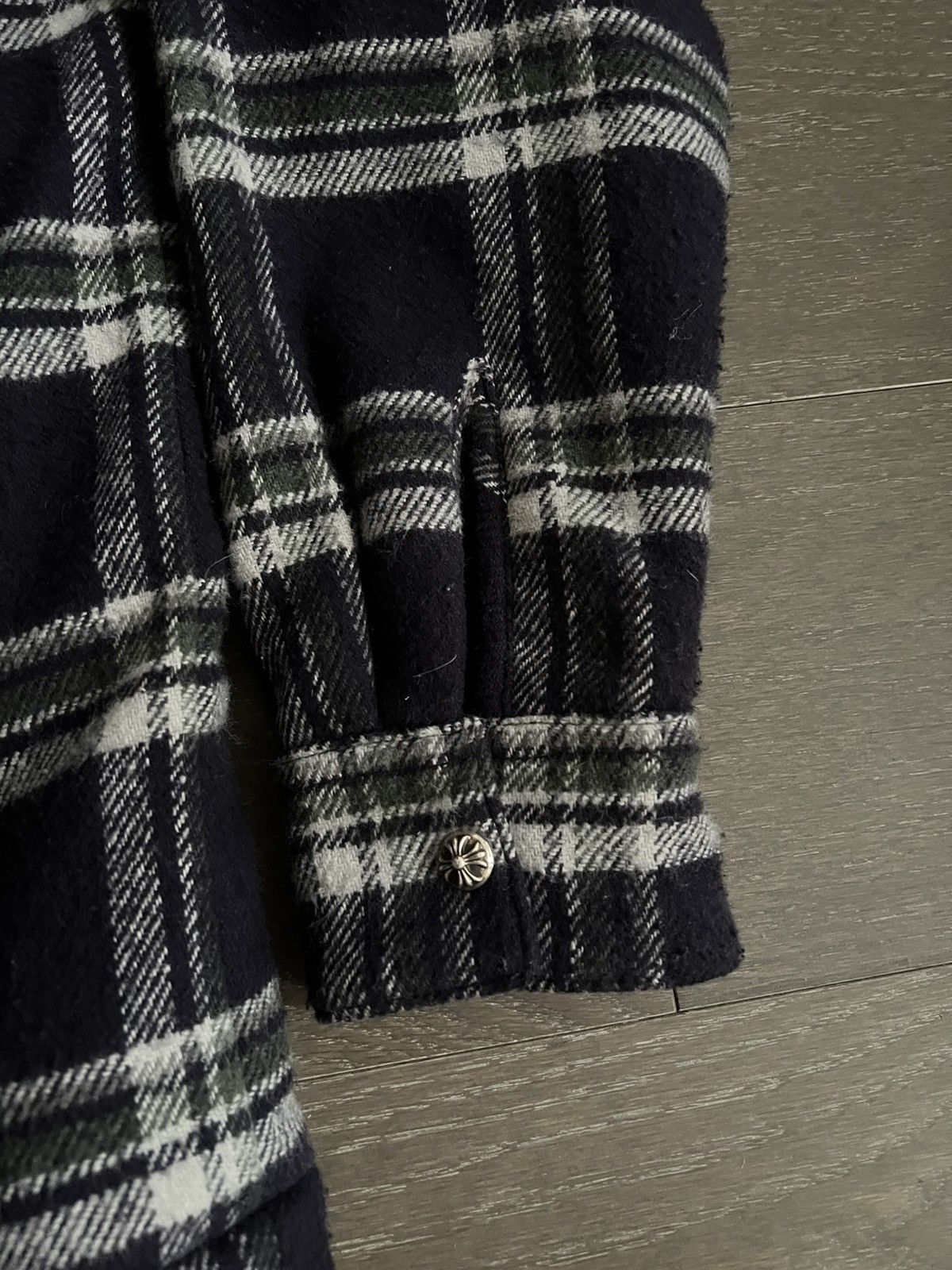 Chrome Hearts Work Dog Lined Flannel Button Up Jacket Size US L / EU 52-54 / 3 - 3 Thumbnail