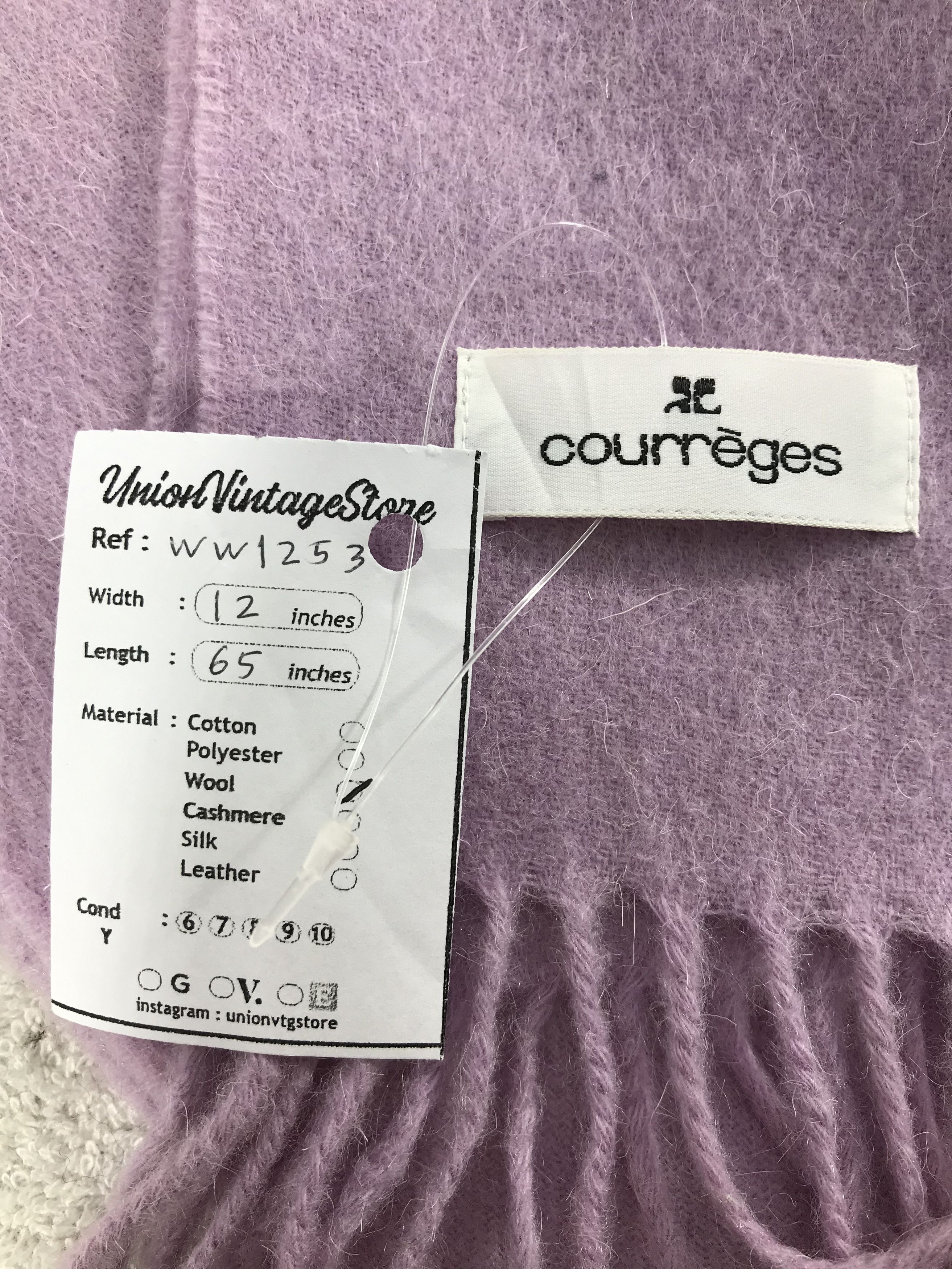 Courreges Courreges Scarf / Muffler / Neckwear - WW1253 Size ONE SIZE - 6 Thumbnail