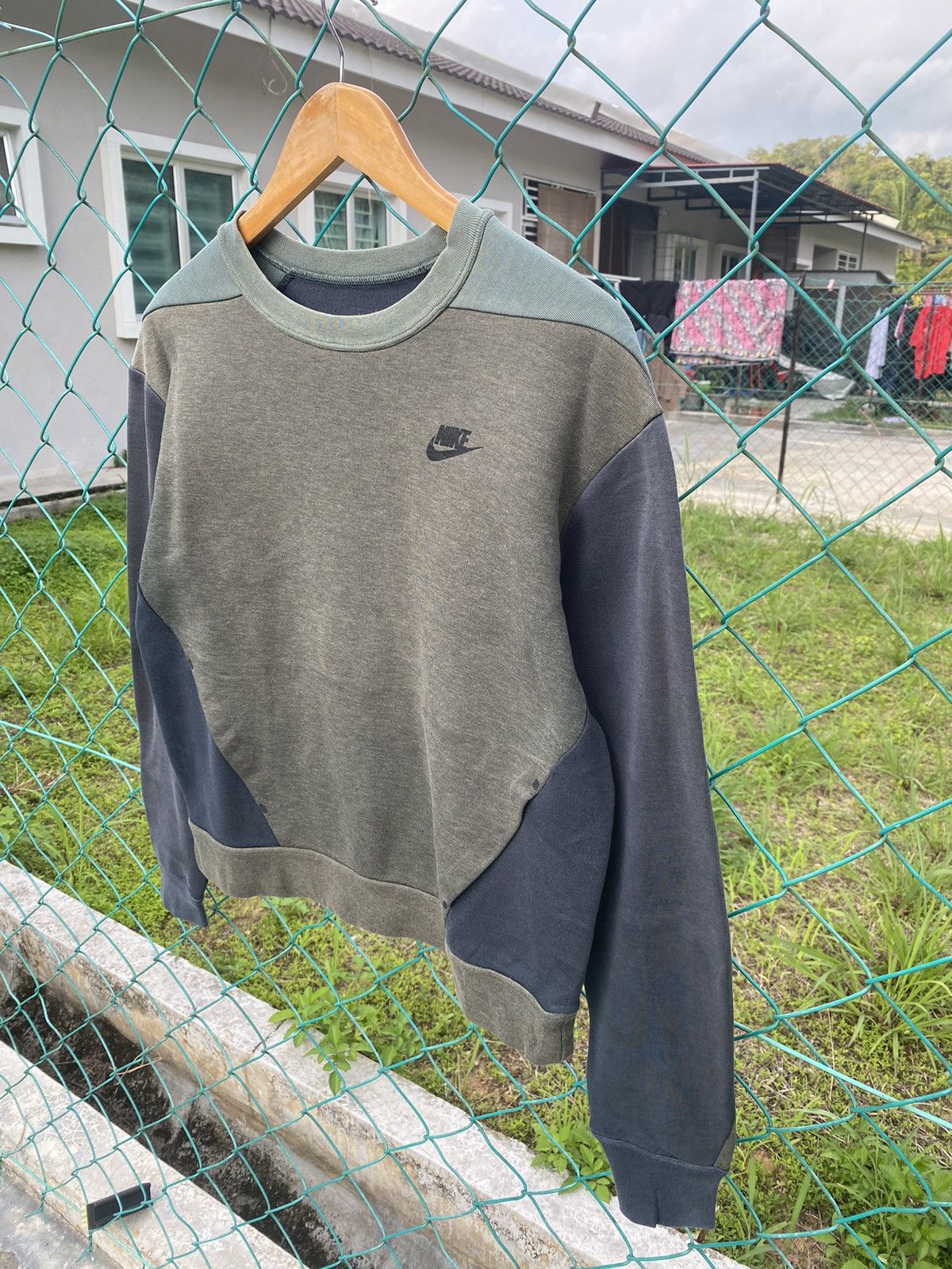 Nike × Vintage Nike Multicolour Crewneck Sweater Size M / US 6-8 / IT 42-44 - 4 Thumbnail