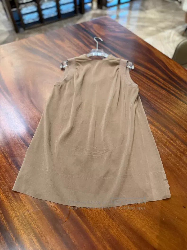 Brunello Cucinelli Brunello Cucinelli Silk Sleeveless Top Size M / US 6-8 / IT 42-44 - 4 Thumbnail